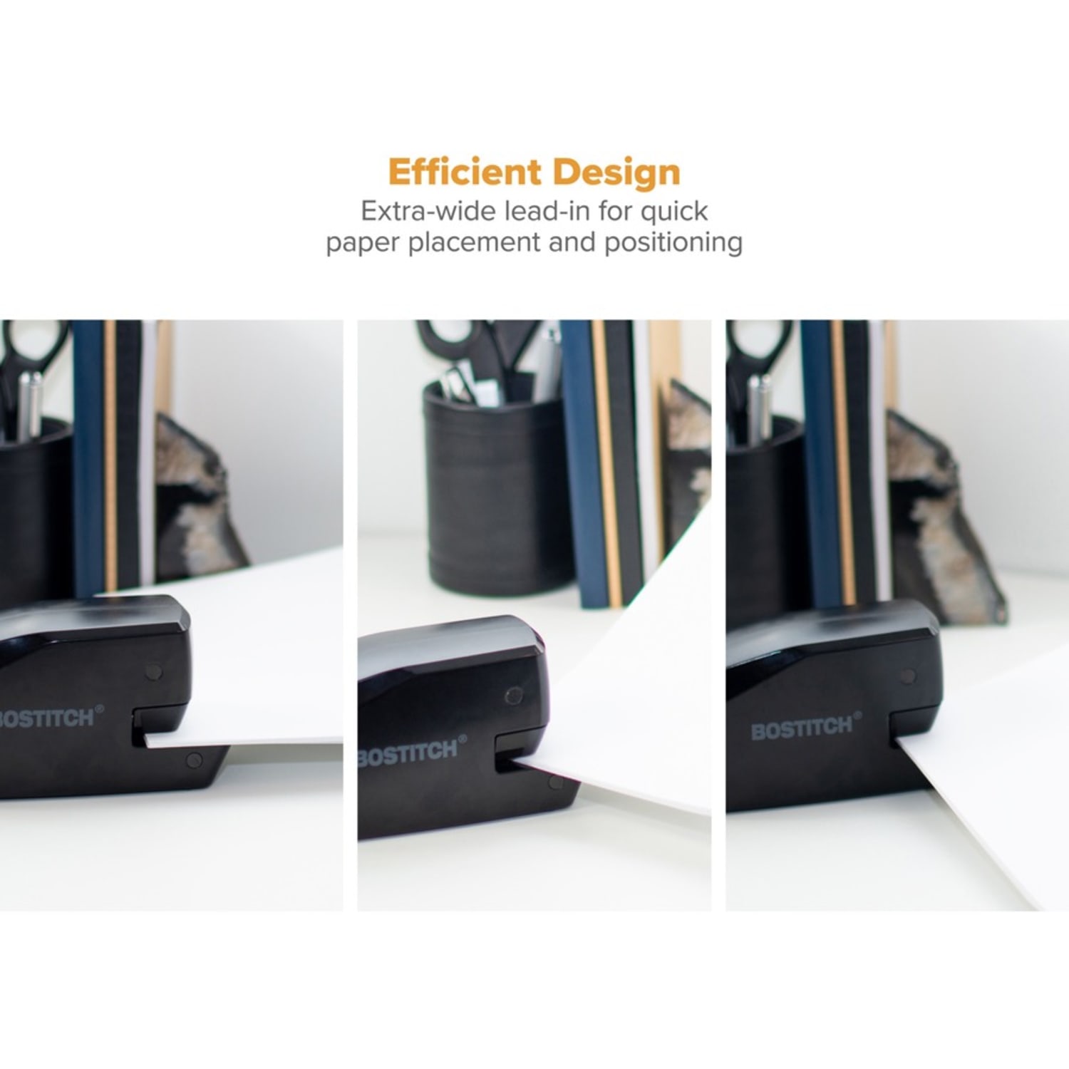 Bostitch 20-Sheet Electric Stapler, Half Strip, Black - Image 6