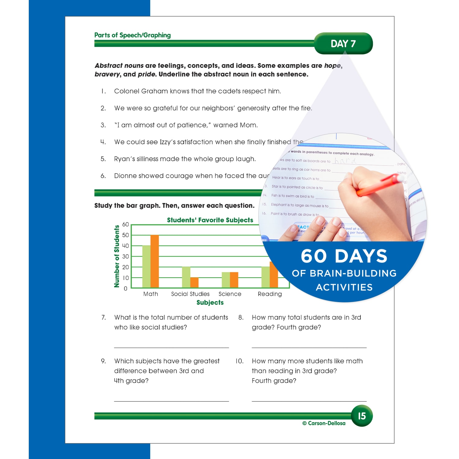 Carson-Dellosa Summer Bridge Activities Workbook, 3rd Edition, Grades 3-4 - Image 6