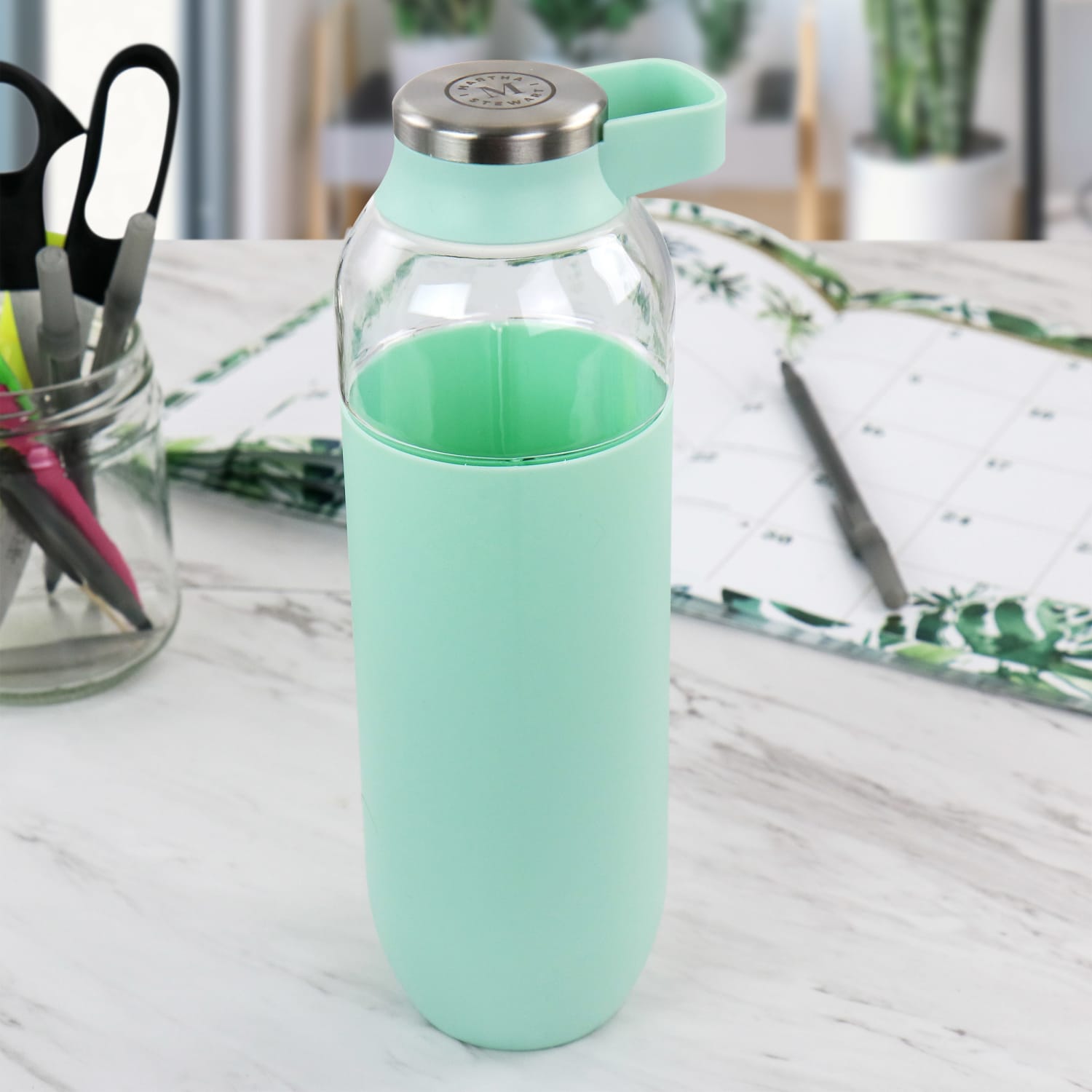Martha Stewart Water Bottle, 25 Oz, Mint - Image 6
