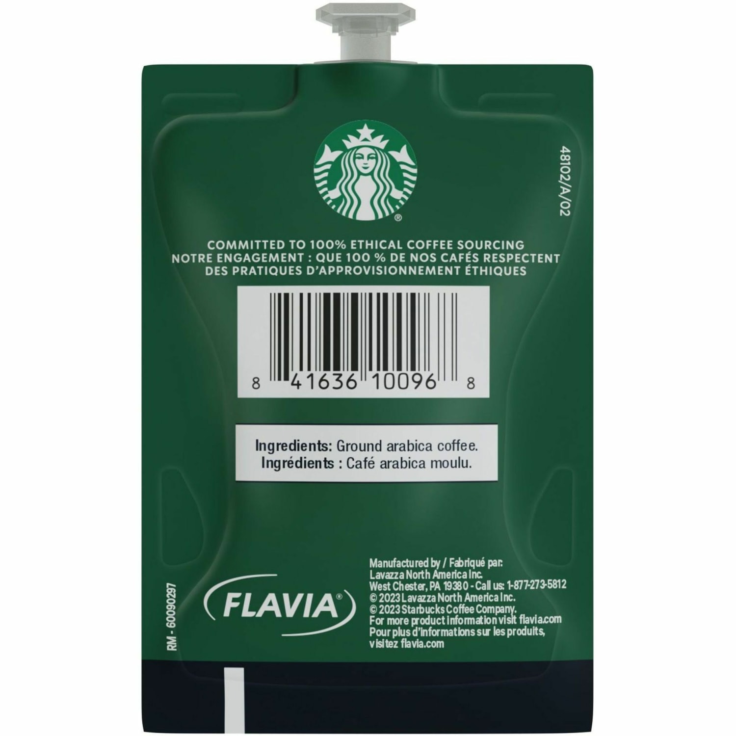 Starbucks Freshpack, Ground Veranda Coffee - Compatible with Flavia Aroma, Flavia Barista, FLAVIA Creation 600, Flavia Creation 500, Flavia Creation 200, Flavia Creation 150, Flavia Creation 300 - Light - 0.3 oz - Freshpack, Ground - Veranda Blend - Image 6
