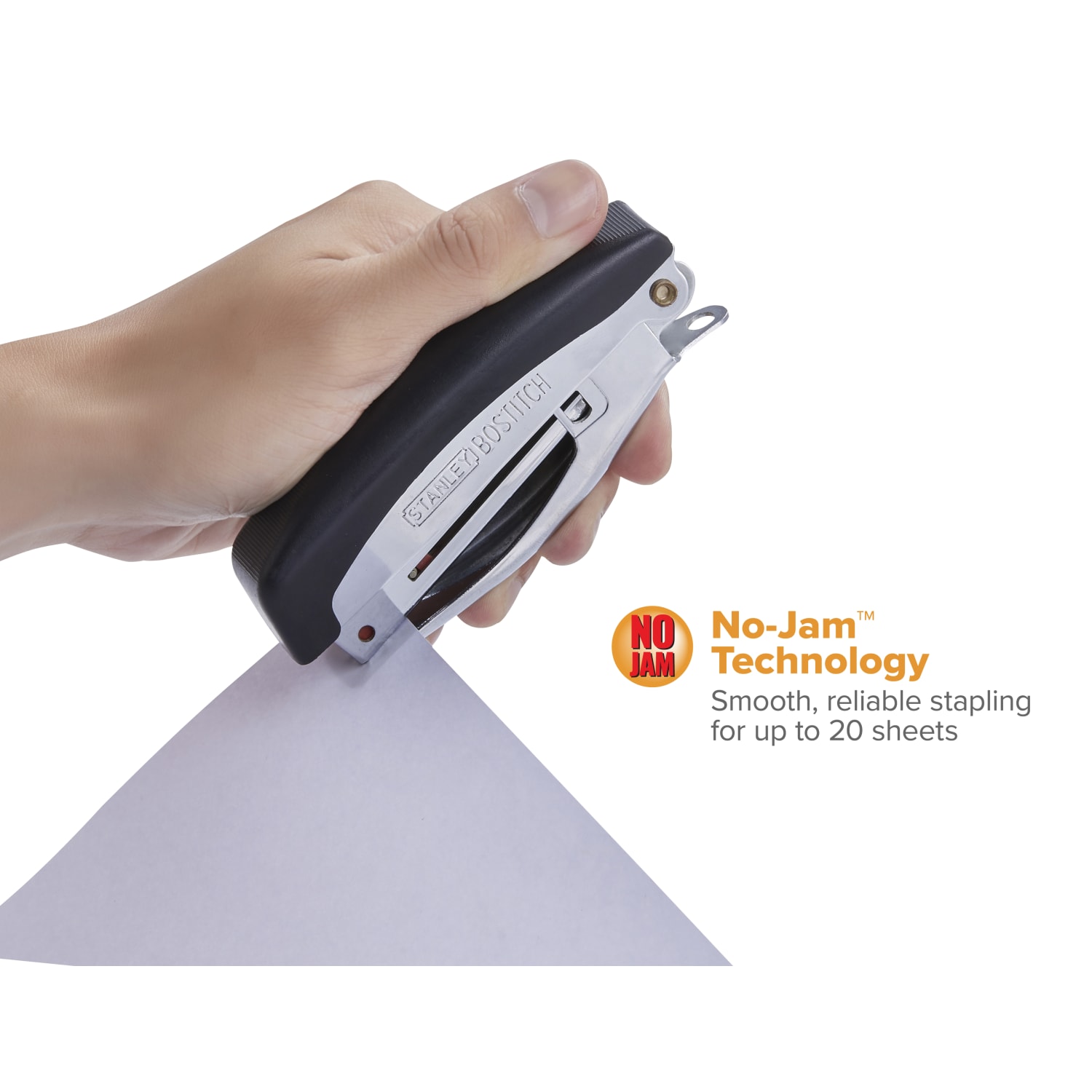 Bostitch Deluxe Hand-Held Stapler, Black - Image 5