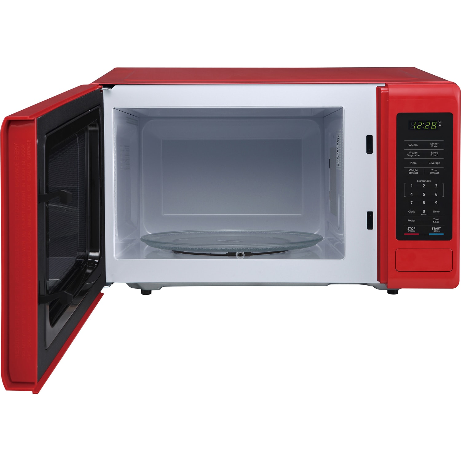 Magic Chef 900-Watt Digital-Touch Countertop Microwave, 0.9 Cu. Ft., Red - Image 4
