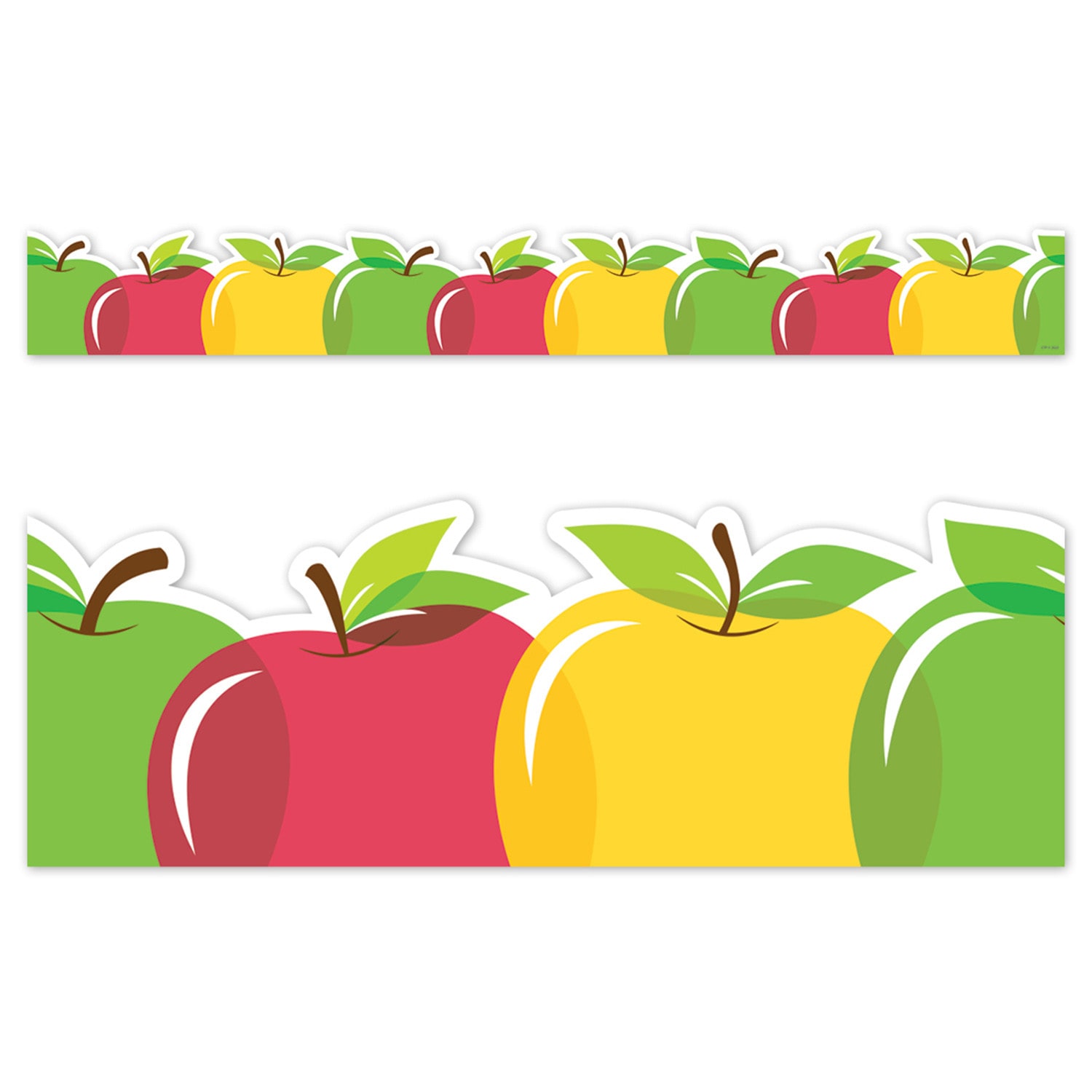 Creative Teaching Press EZ Border, 3in x 24in Strips, Apple Time Apples, 48 Feet Per Pack, Set Of 3 Packs - Image 3