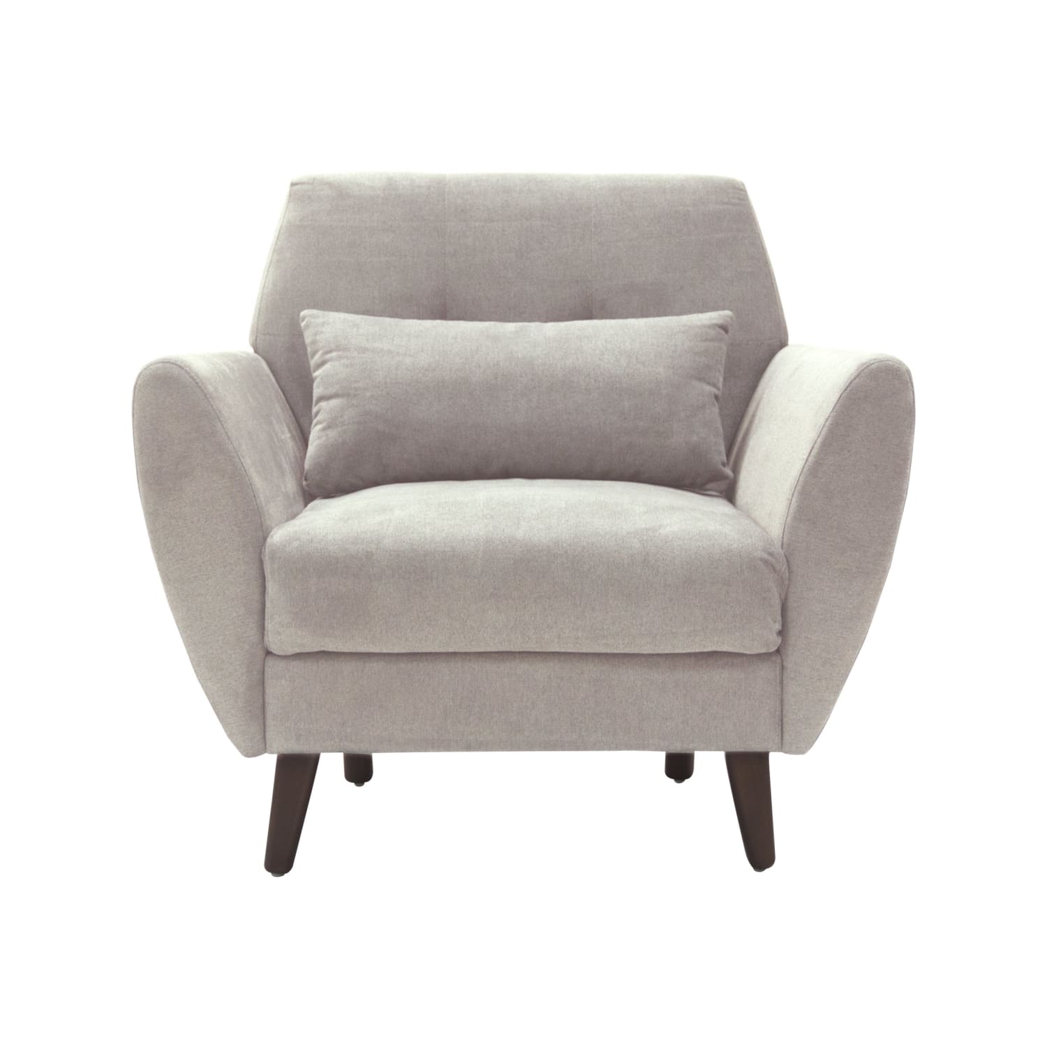 Serta Artesia Collection Arm Chair, Ivory/Chestnut - Image 11