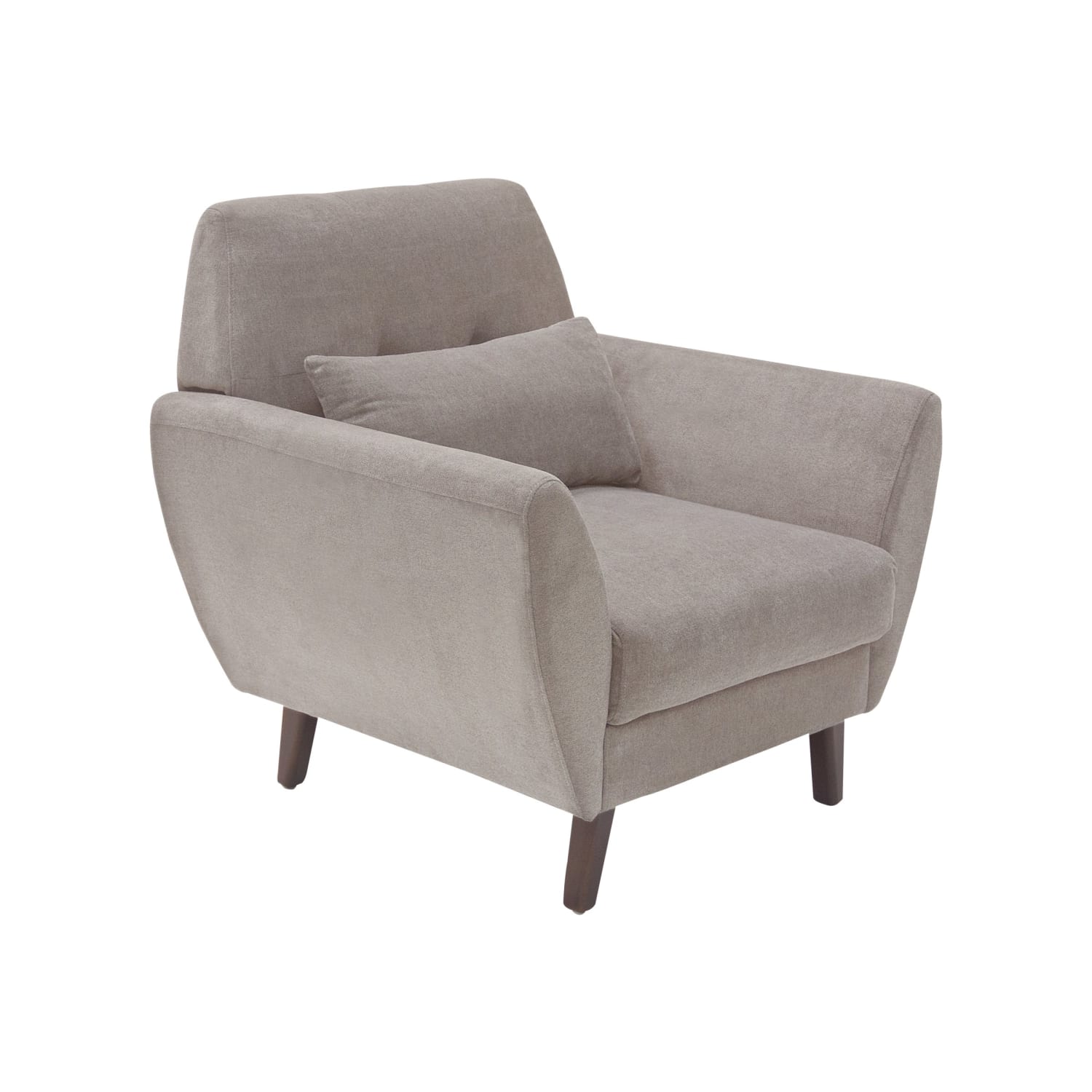 Serta Artesia Collection Arm Chair, Ivory/Chestnut - Image 12