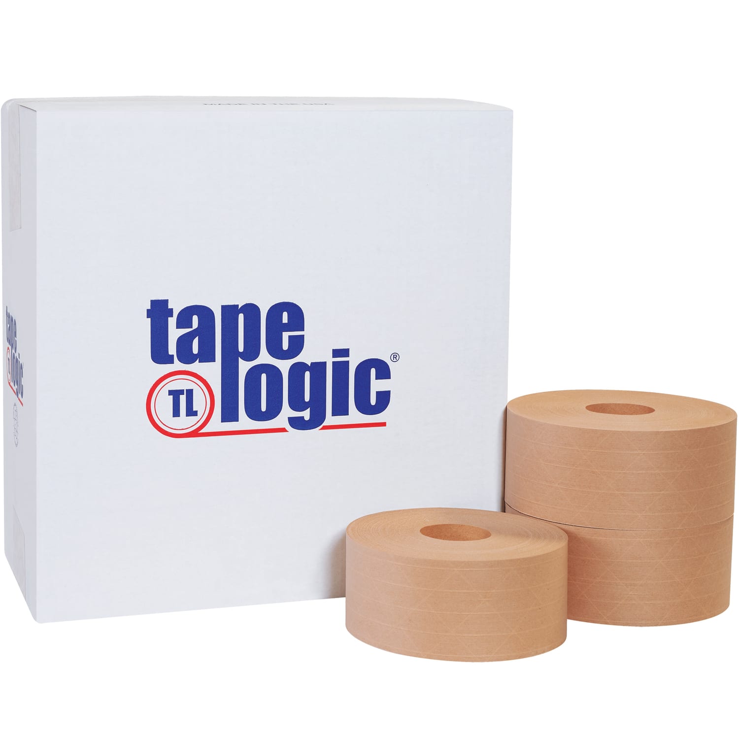 Tape Logic Reinforced Water-Activated Packing Tape, #7000, 3in Core, 2.8in x 150 Yd., Kraft, Case Of 10 - Image 3