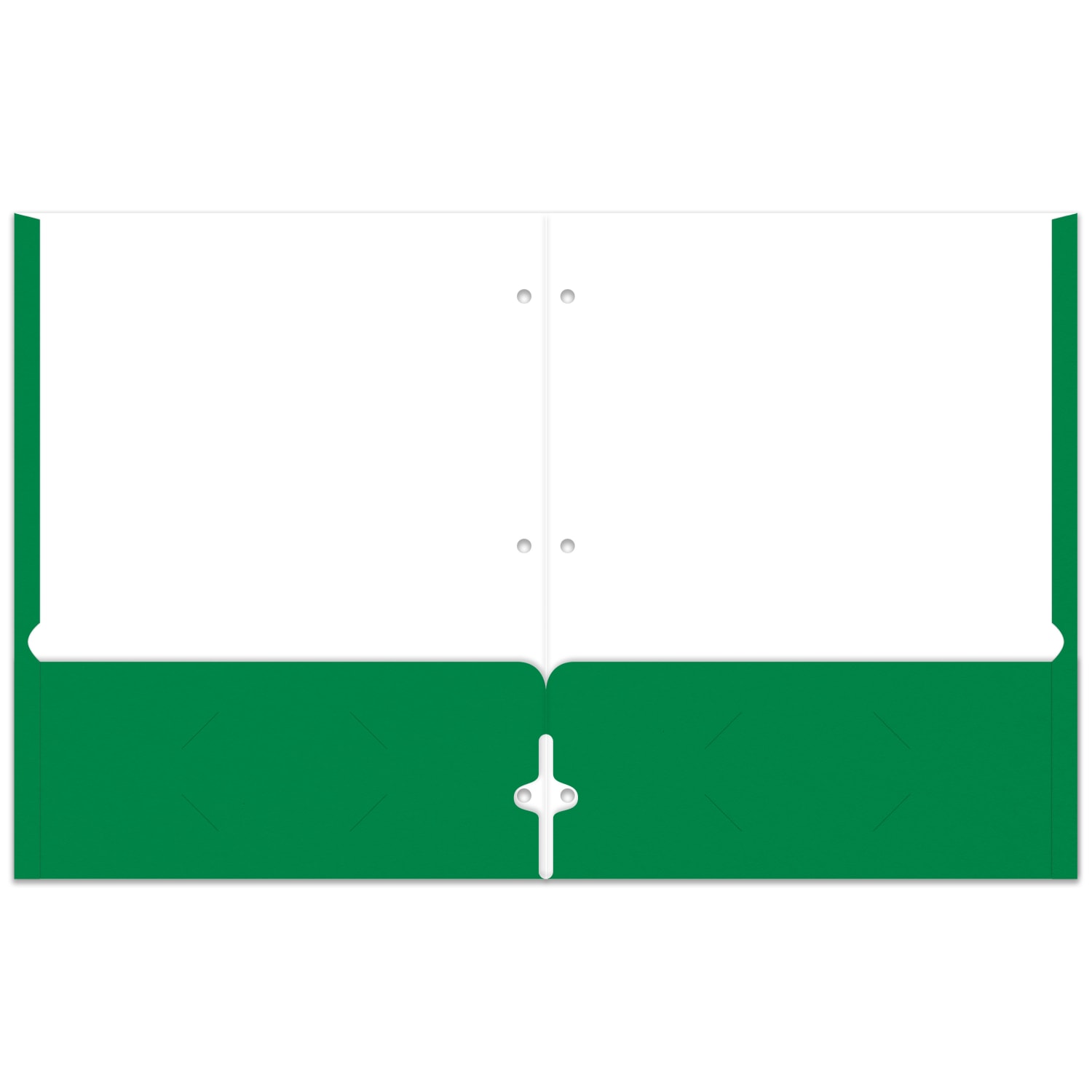 Office Depot Brand 2-Pocket School-Grade Paper Folder, Letter Size, Green - Image 3