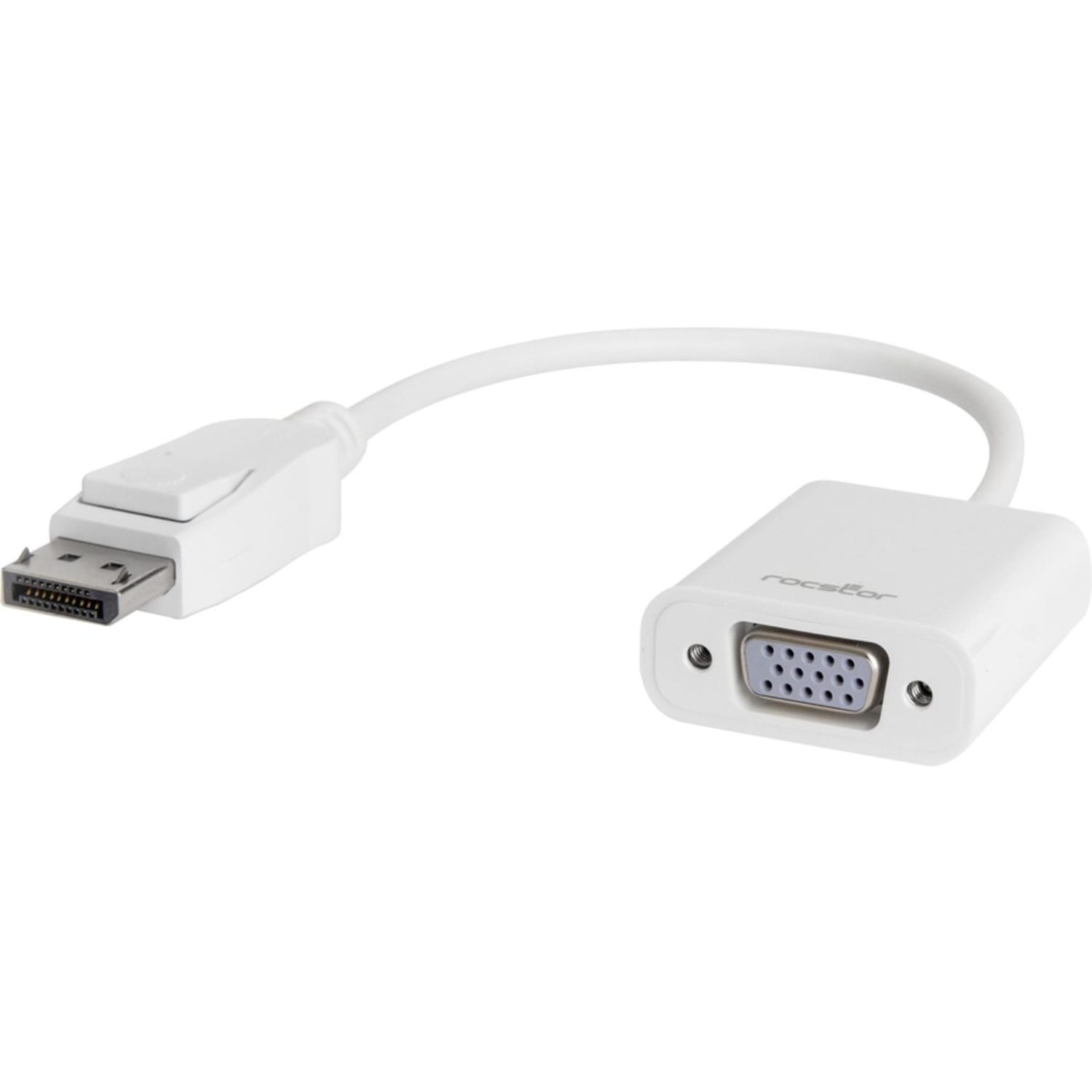 Rocstor DisplayPort to VGA Video Adapter Converter - Cable Length: 5.9in - 5.90in DisplayPort/VGA Video Cable for Desktop Computer, Notebook, Projector, Monitor, HDTV, Video Device - Image 5