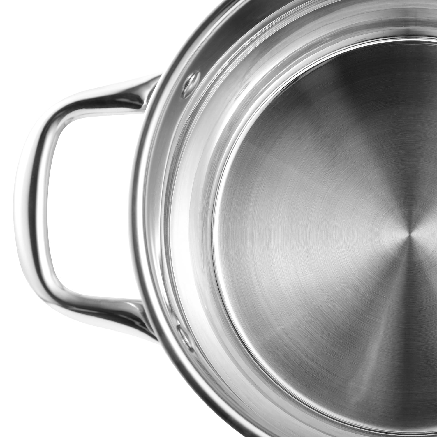 Bergner Stainless-Steel Induction-Ready Dutch Oven With Lid, 5 Qt, Stainless Steel - Image 6