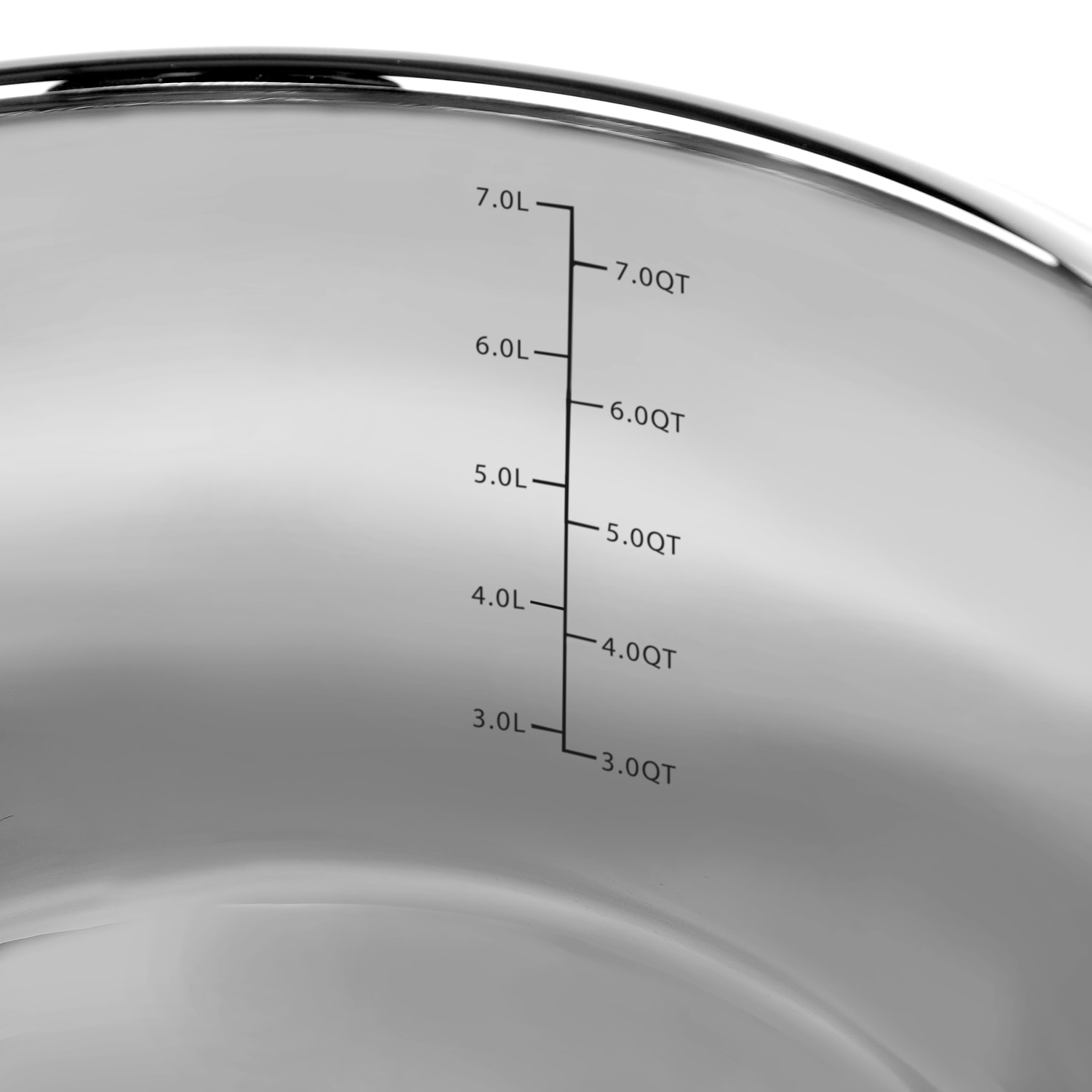 Bergner Stainless-Steel Induction-Ready Dutch Oven With Lid, 8 Qt, Stainless Steel - Image 5