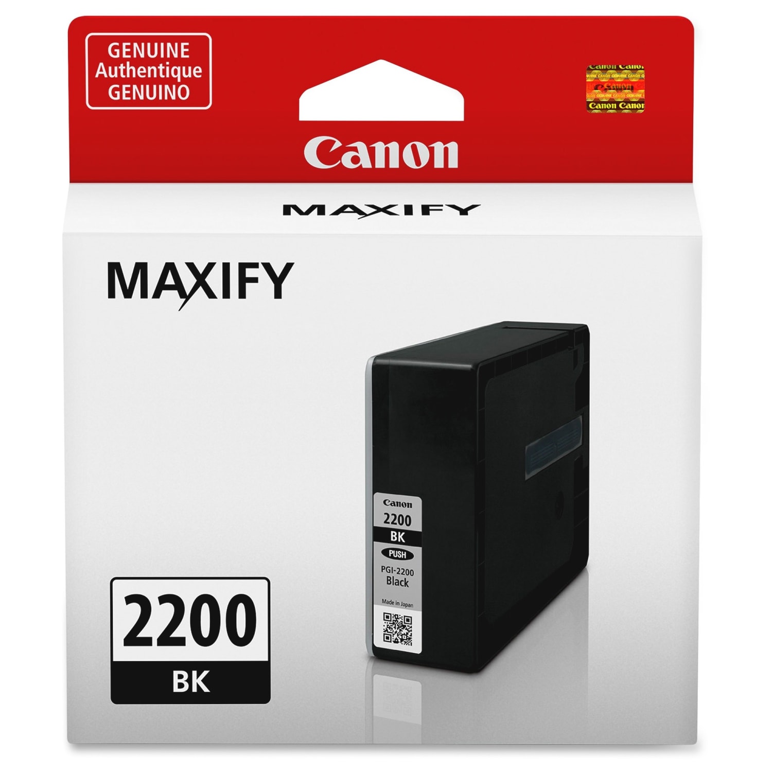 Canon PGI-2200 Original Ink Cartridge - Inkjet - Standard Yield - 1000 Pages - Black - 1 / Pack - Image 4