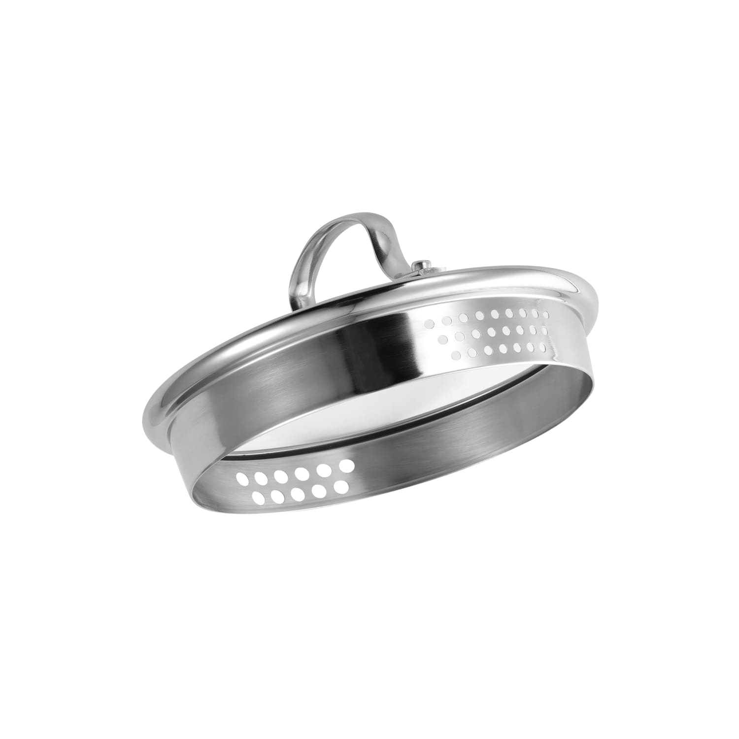 Bergner Essentials Stainless-Steel Saucier Pot With Tempered Glass Lid, 1.5 Qt, Stainless Steel - Image 6