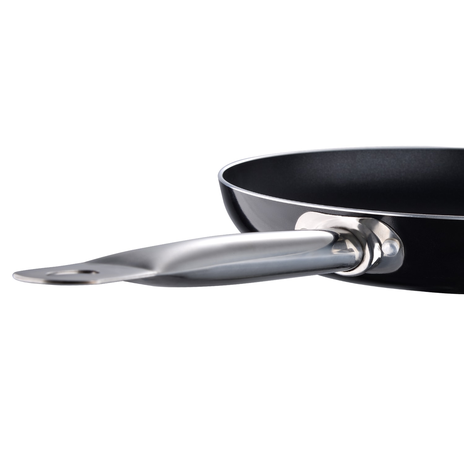 Bergner 2-Piece Aluminum Non-Stick Fry Pan Set, Black - Image 5