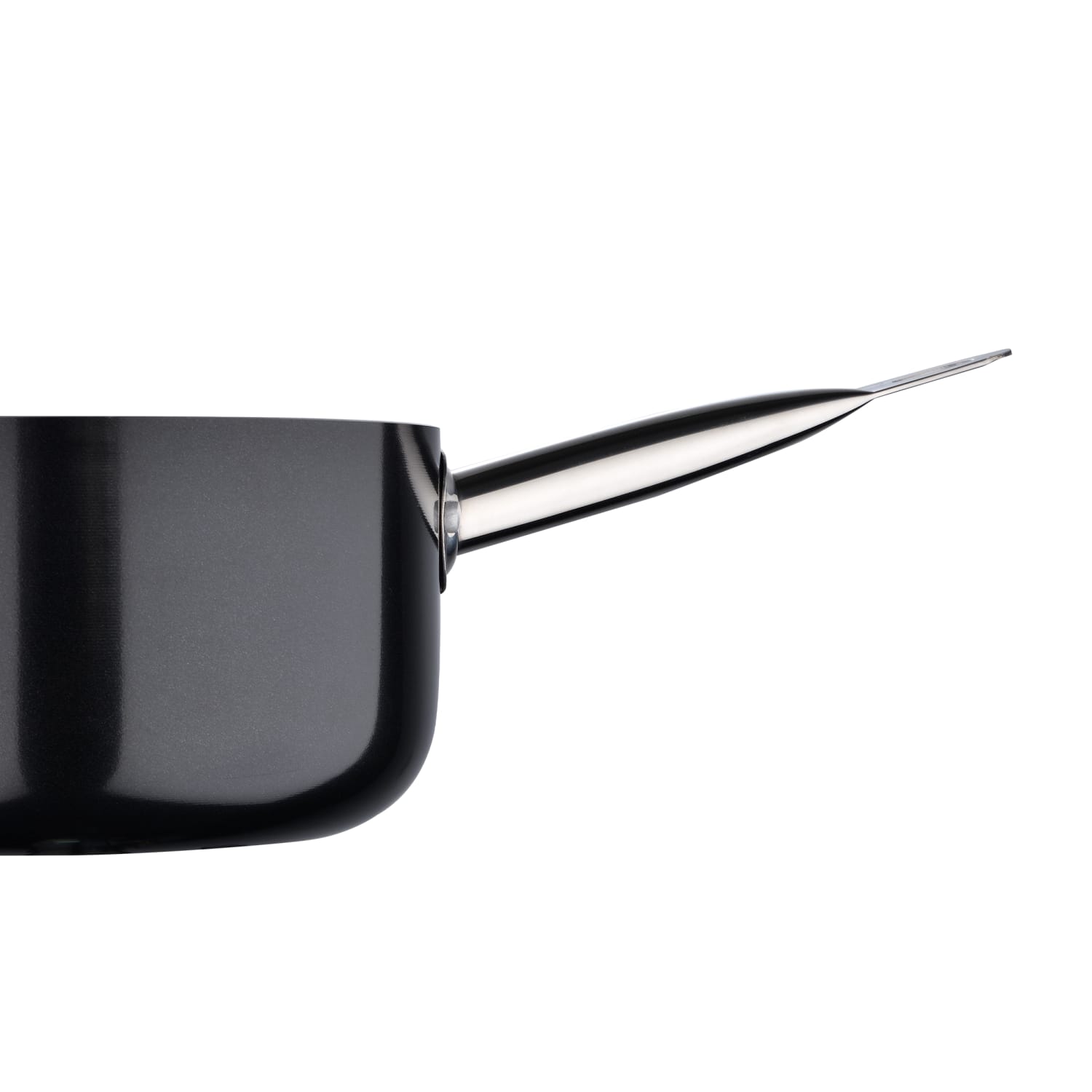 Bergner 3.5-Quart Aluminum Non-Stick Saucepan, Black - Image 5