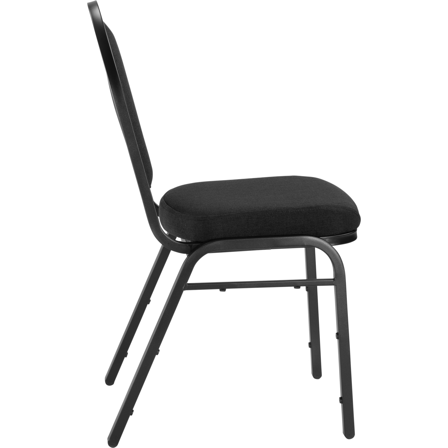National Public Seating 9200 Series: Dome-Back Padded Premium Banquet Stack Chair, Ebony Black Seat/Black Sandtex Frame, Quantity: 2 - 9260BT2 - Image 6