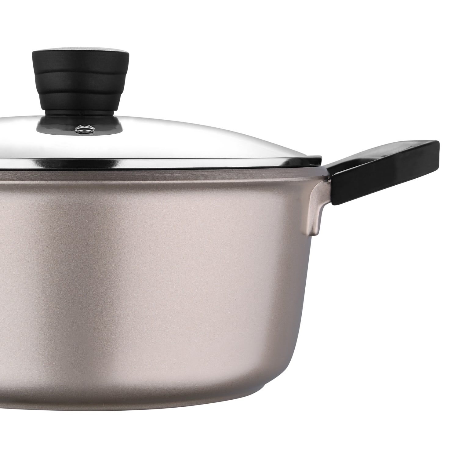 Bergner 4.5-Quart Aluminum Dutch Oven, Champagne - Image 4