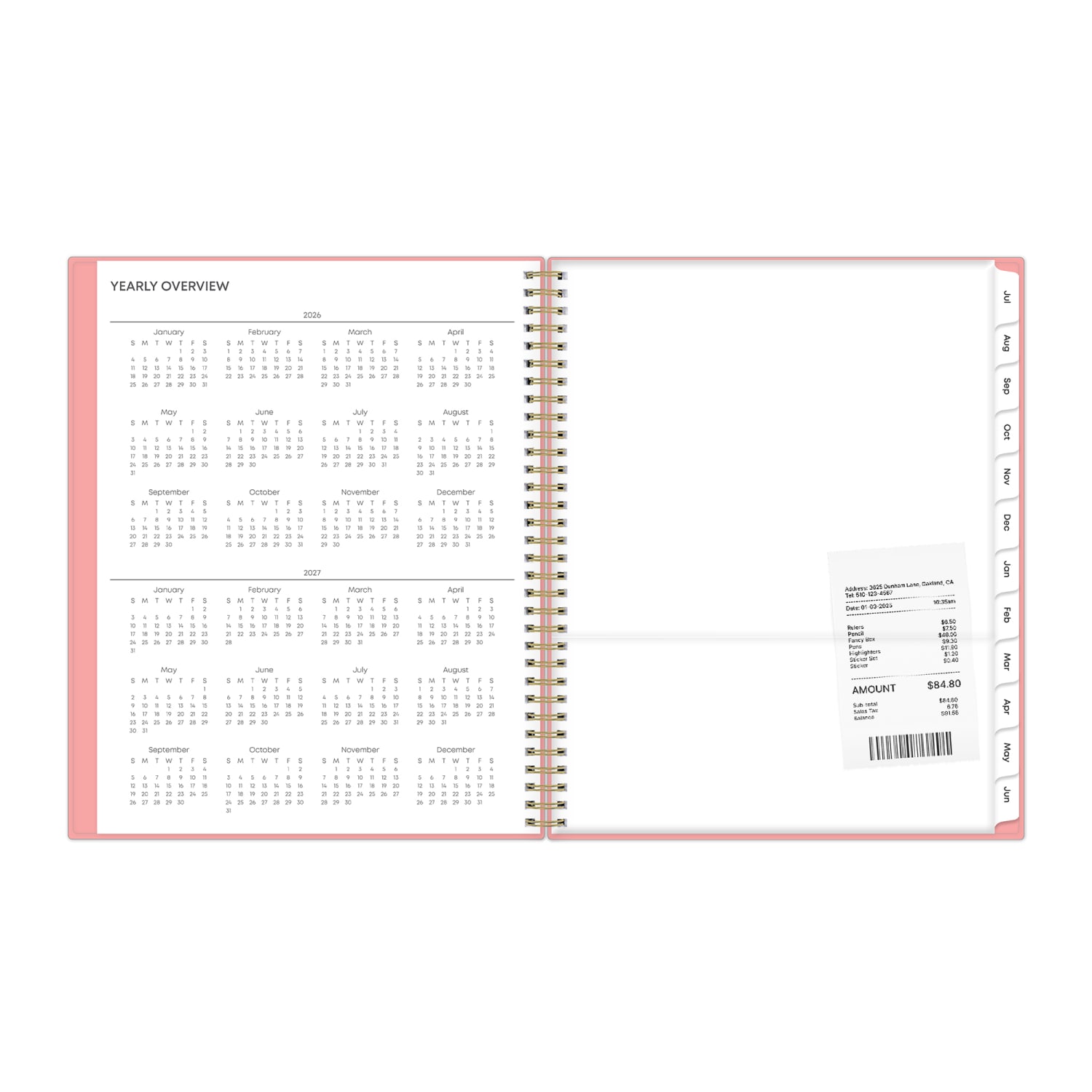 Planning Calendar BS Catira PP 8.5x11 AY26-27 Weekly/Monthly - Image 5