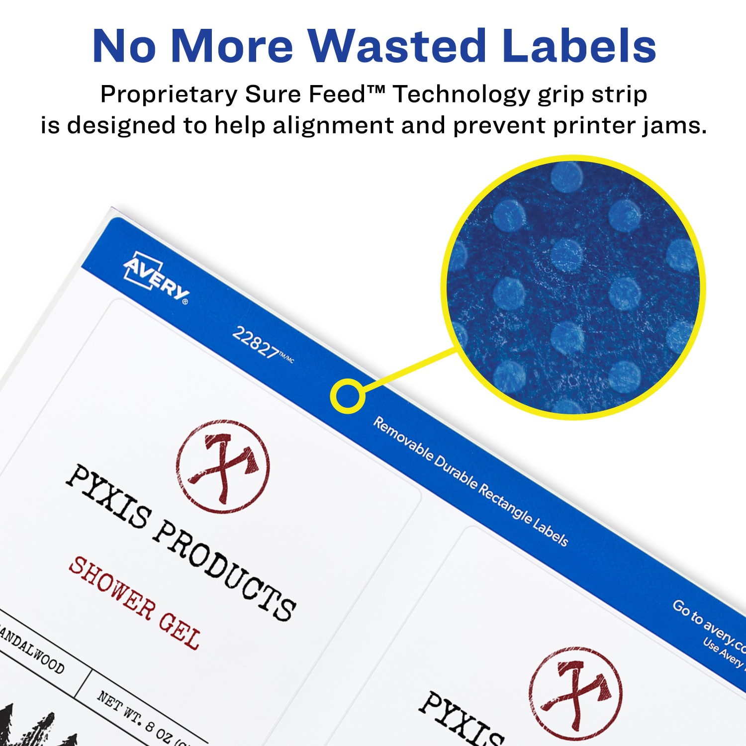 Avery Removable Durable Rectangle Labels, 22827, 3 1/2in x 4 3/4in, White, Pack Of 32 - Image 4