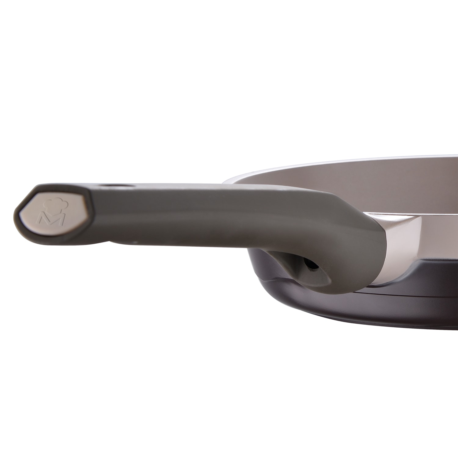 Masterpro Gastro Titanium 2-Piece Aluminum Non-Stick Fry Pan Set, Brown - Image 5