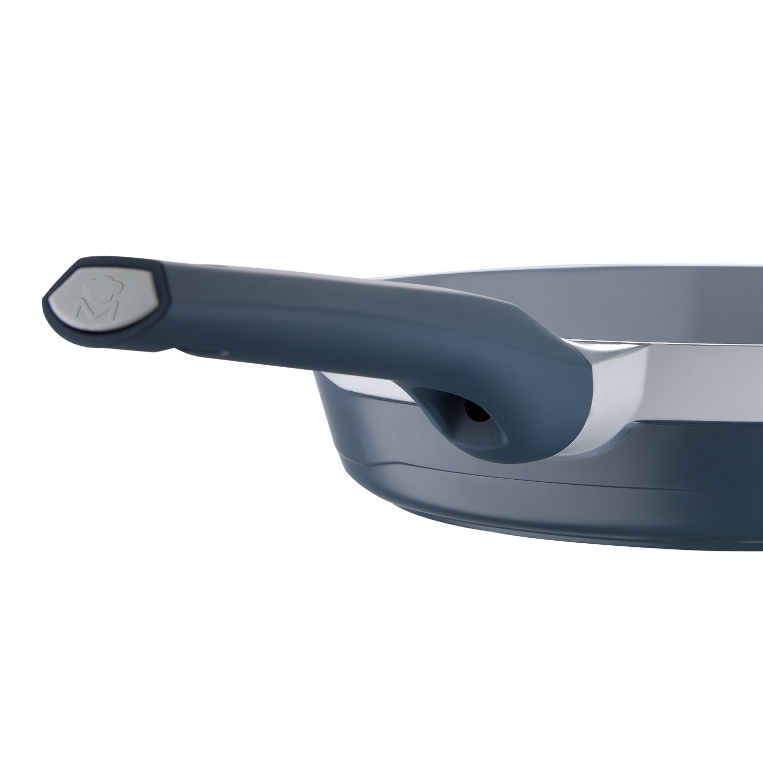 Masterpro Gastro Ceramic 2-Piece Aluminum Non-Stick Fry Pan Set, Gray - Image 6