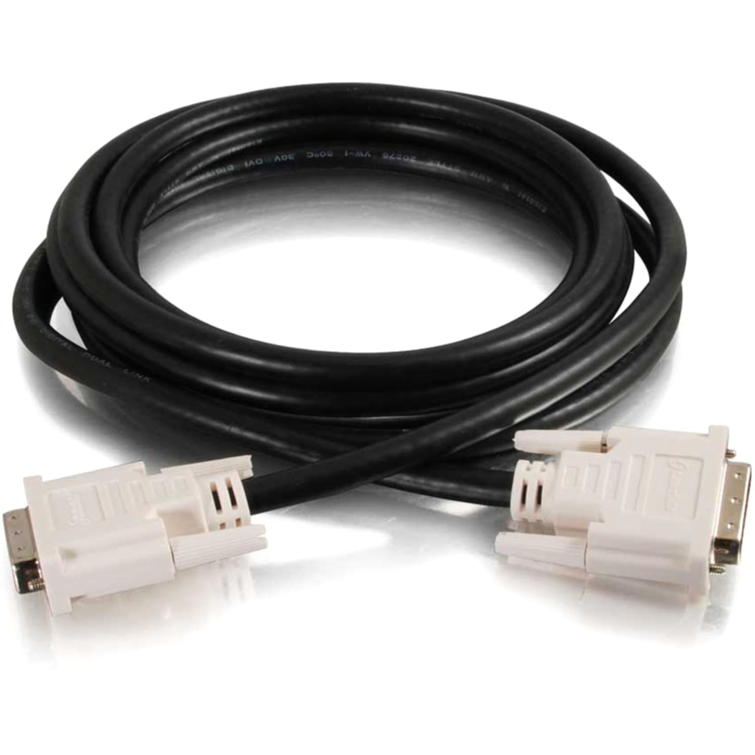 C2G 5m DVI-D Dual Link Digital Video Cable - DVI Cable - 16ft - DVI-D Male - DVI-D Male Video - 16.4ft - Black - Image 4