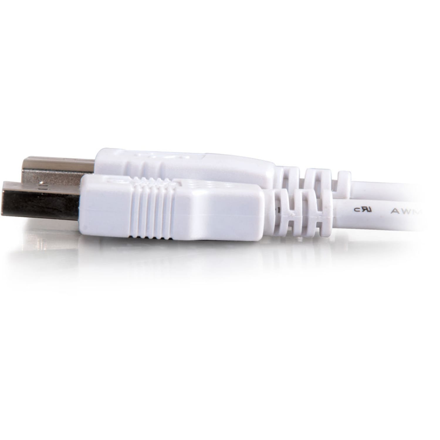 C2G 2m USB Cable - USB A to USB B Cable - Type A Male - Type B Male - 6ft - White - Image 5