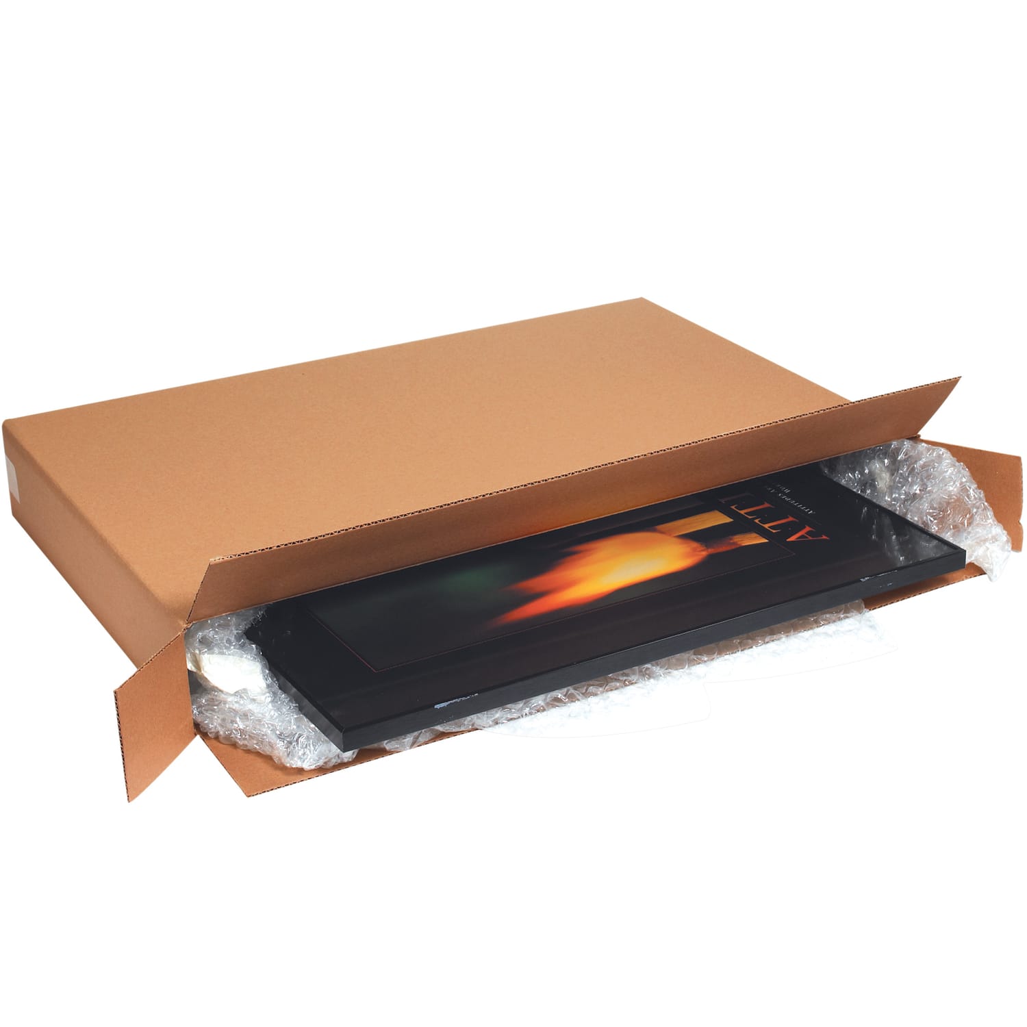 Partners Brand Side-Loading Boxes, 32inH x 10inW x 56inD, Kraft, Bundle Of 5