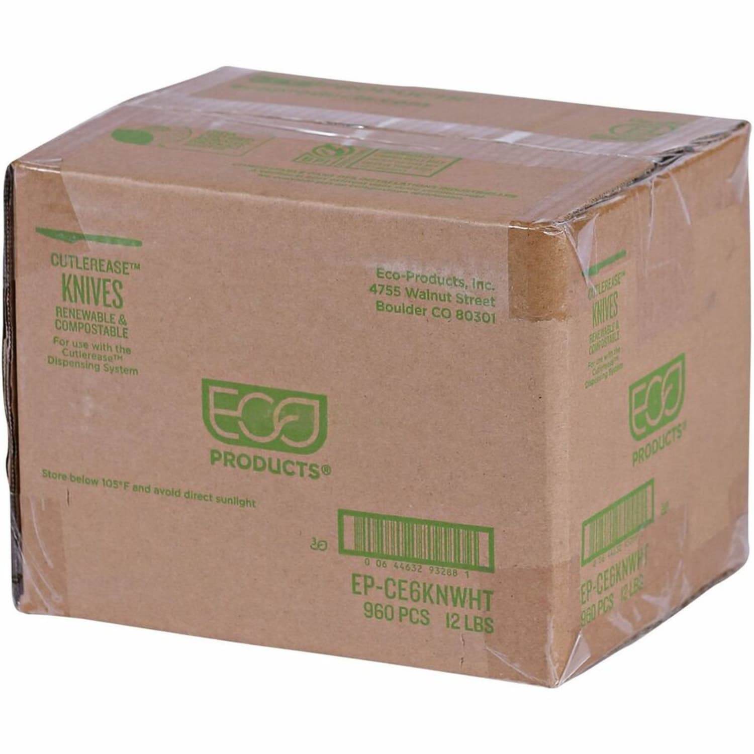 Eco-Products Cutlerease Knives, 6in, White, Carton Of 960 Spoons - Image 5