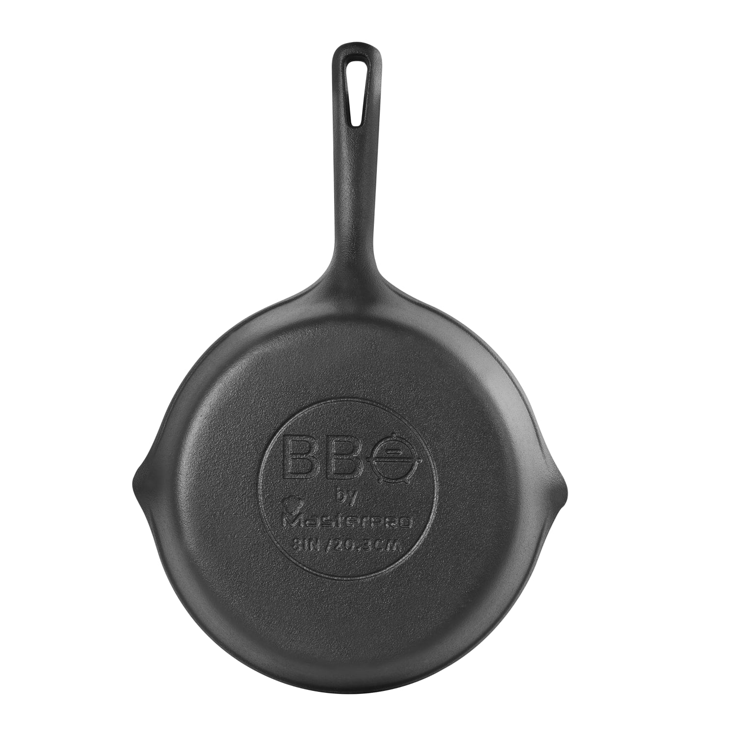 Masterpro Bergner Iron Fry Pan, 8in, Black - Image 3
