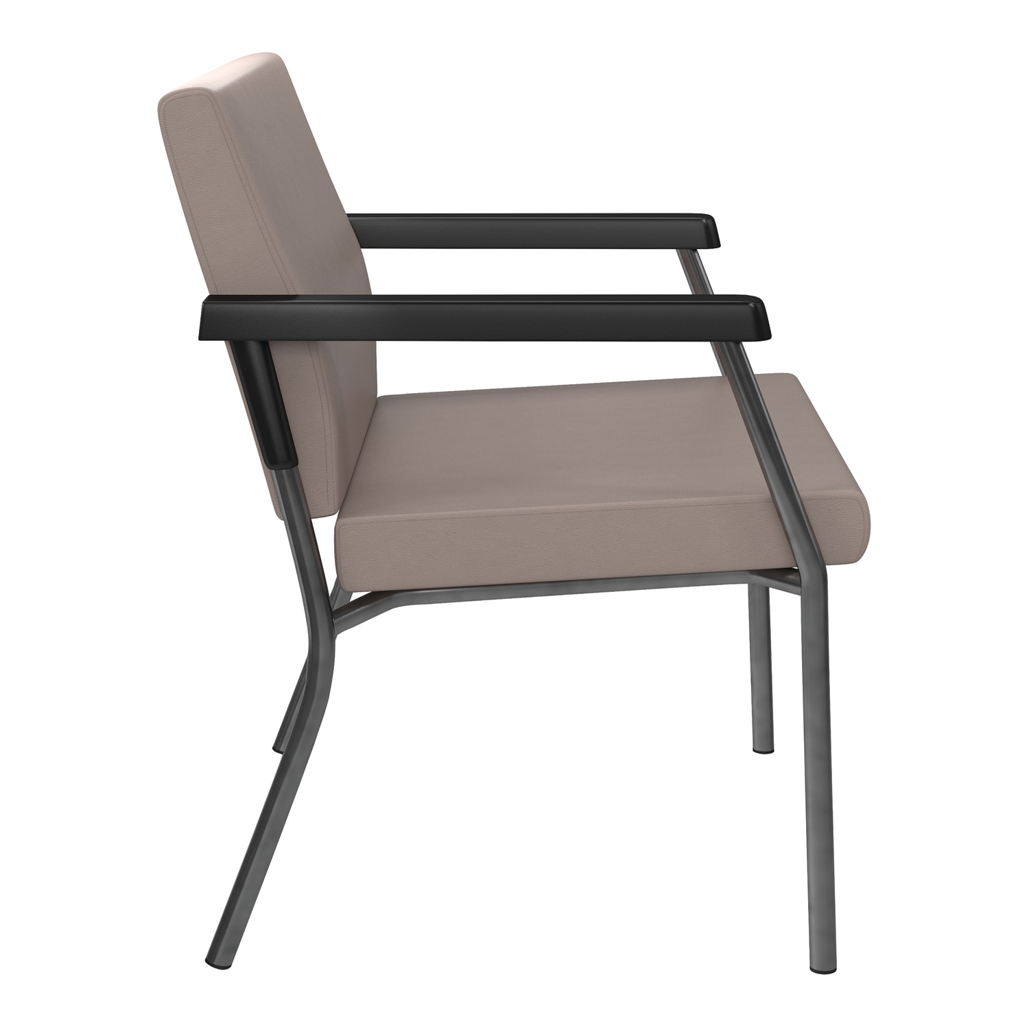 Office Star Worksmart Bariatric Big & Tall Guest Chair, Stratus/Gunmetal Gray - Image 4