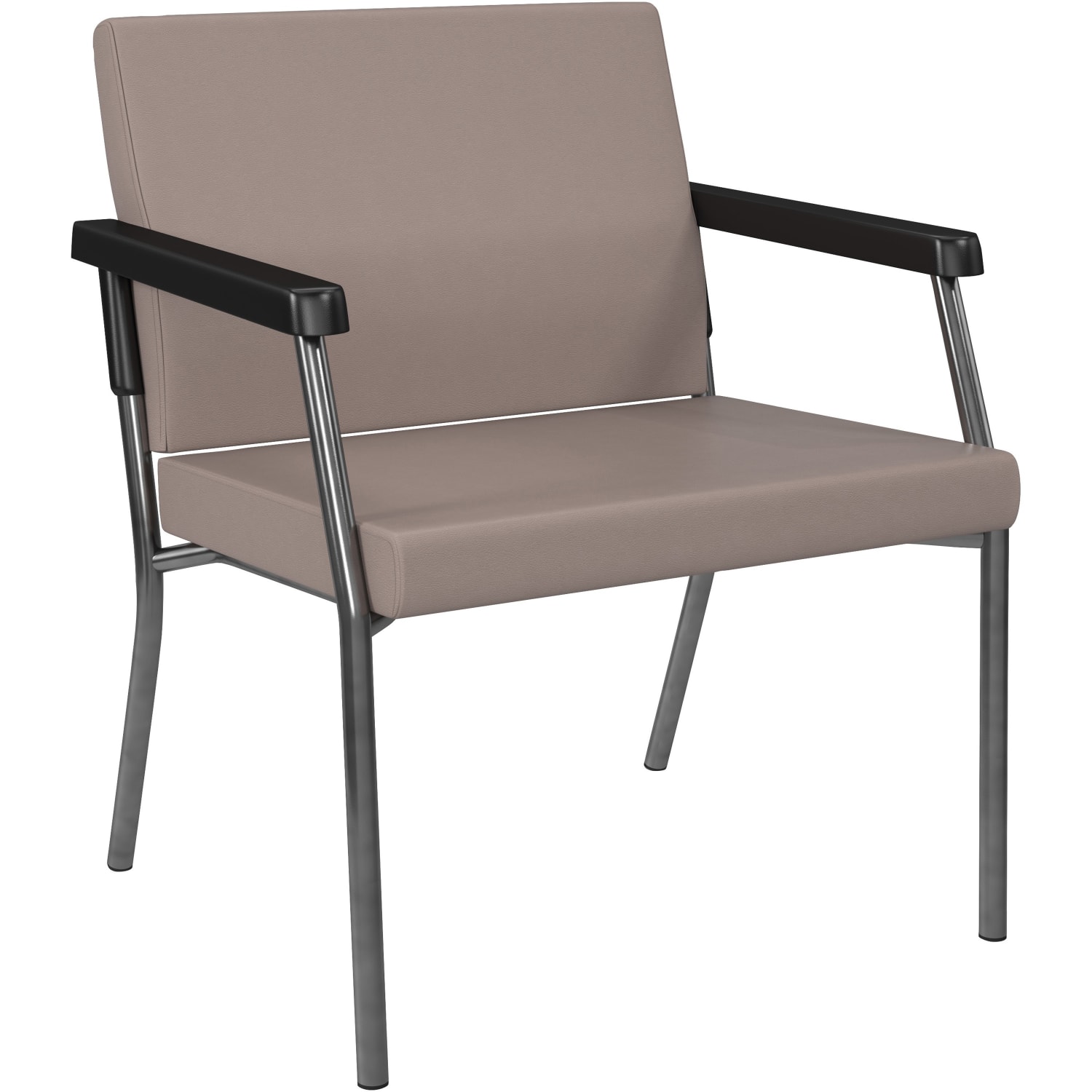 Office Star Worksmart Bariatric Big & Tall Guest Chair, Stratus/Gunmetal Gray - Image 8