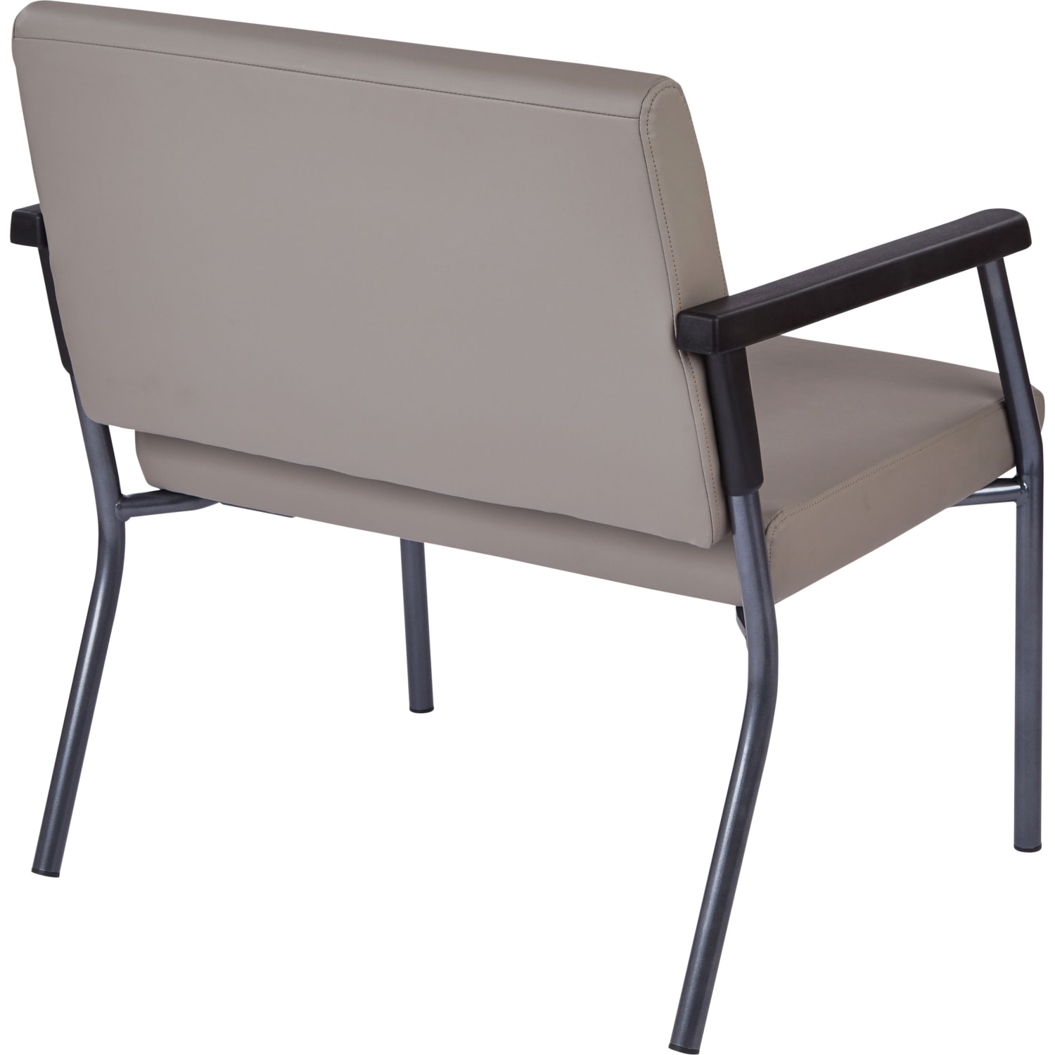 Office Star Worksmart Bariatric Big & Tall Guest Chair, Stratus/Gunmetal Gray - Image 10