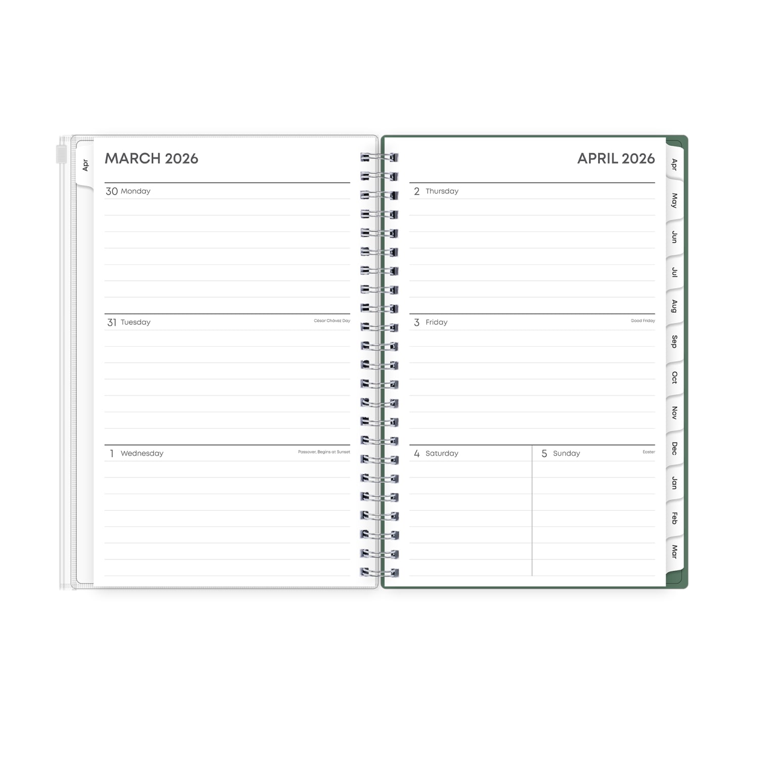 Planning Calendar BS Seychelle PP Zip Pouch 5x8 AY26-27 (15-mo) - Image 3