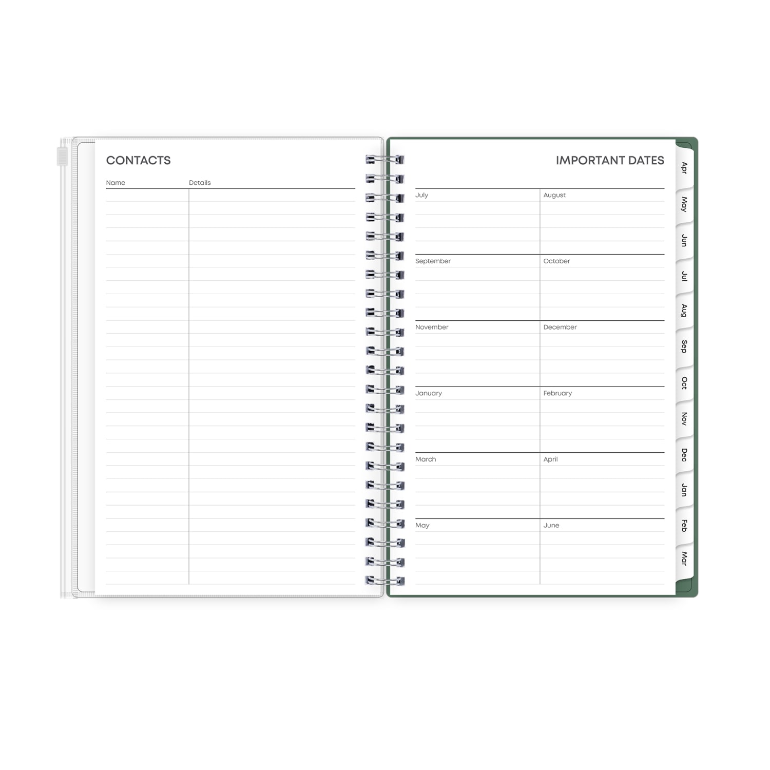 Planning Calendar BS Seychelle PP Zip Pouch 5x8 AY26-27 (15-mo) - Image 6