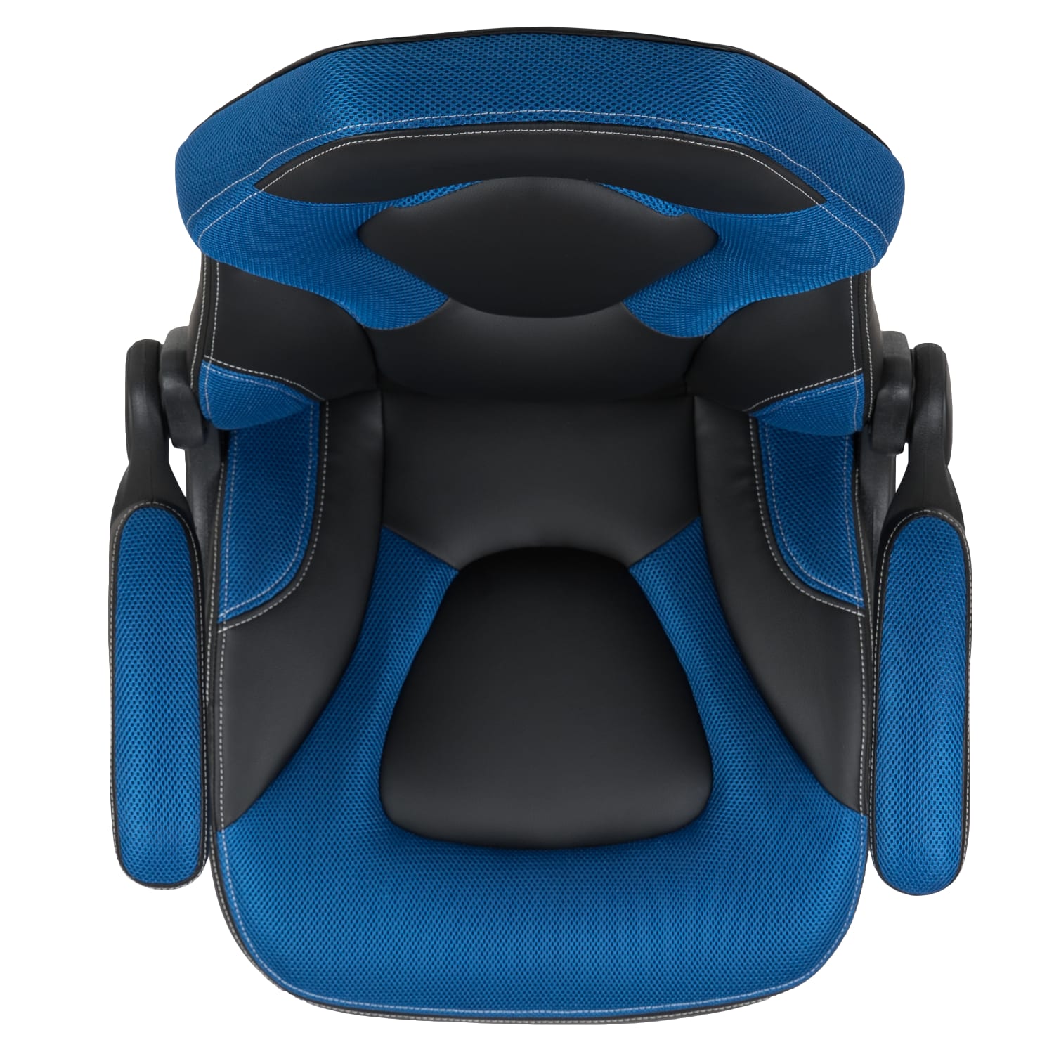 Flash Furniture X10 Ergonomic LeatherSoft Faux Leather High Back Racing Gaming Chair With Flip Up Arms BlueBlack PopularChairscom