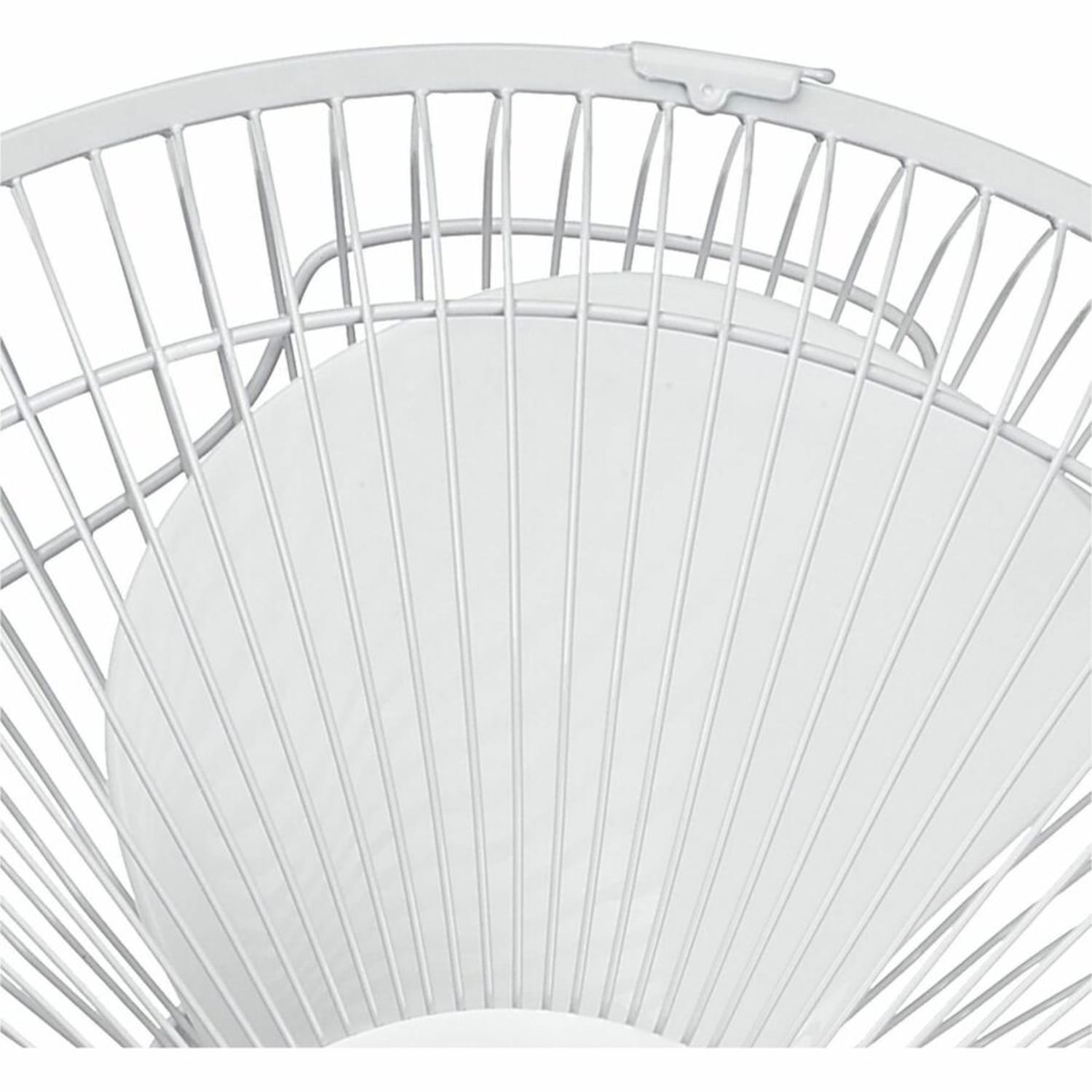 Atlantic Breeze 12in Oscillating Desk Fan, Light Gray - Image 6