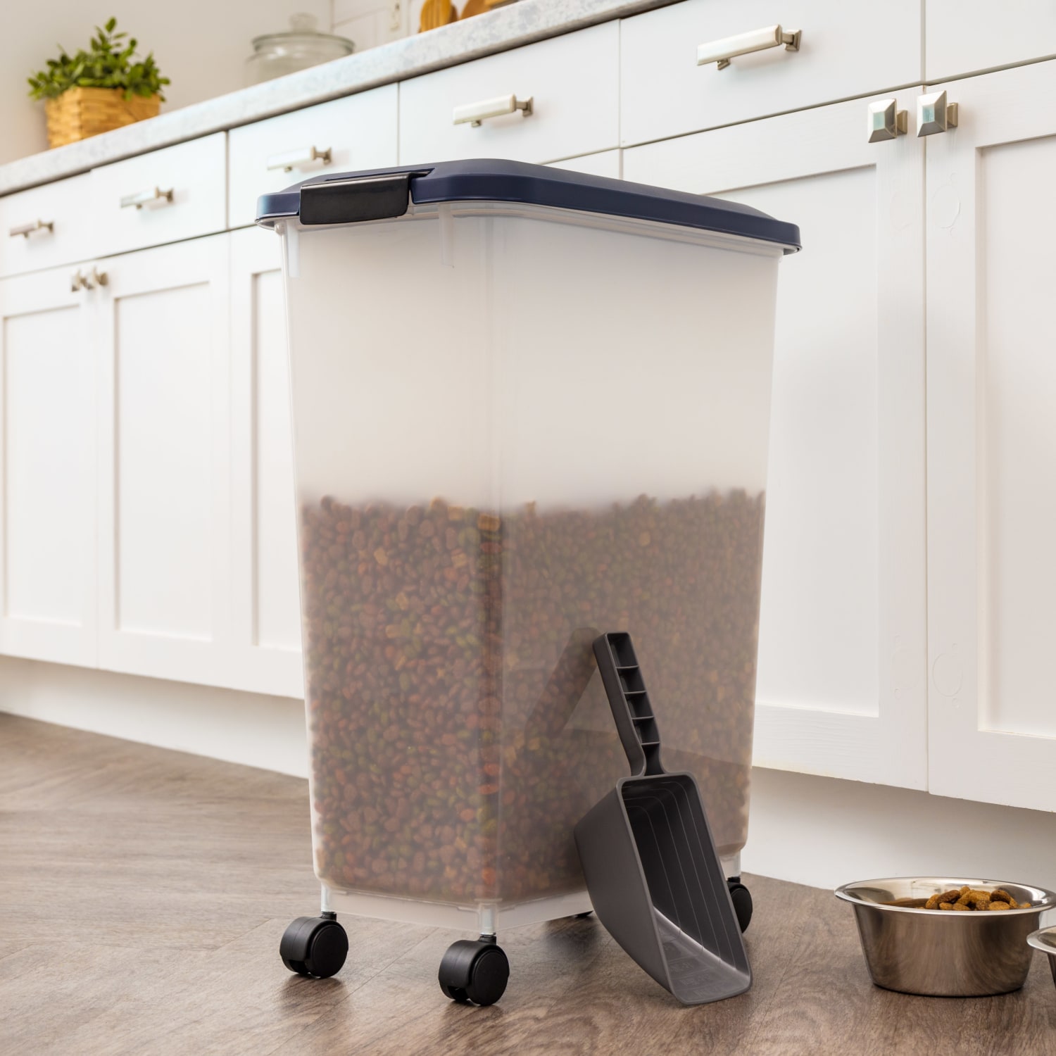 Iris Airtight Container, 47 Qt, Blue - Image 3