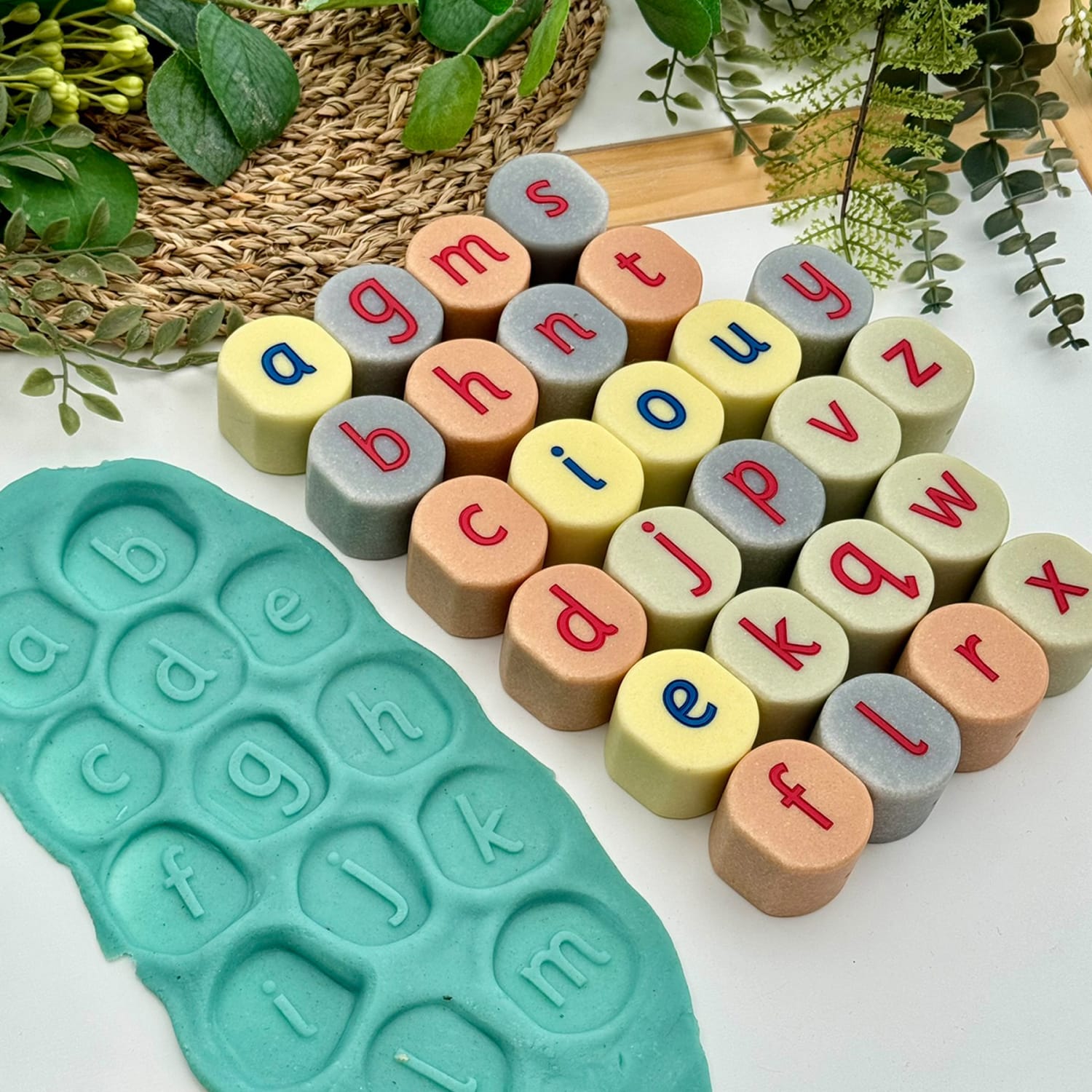 Yellow Door Alphabet Stamping Stones - Image 4