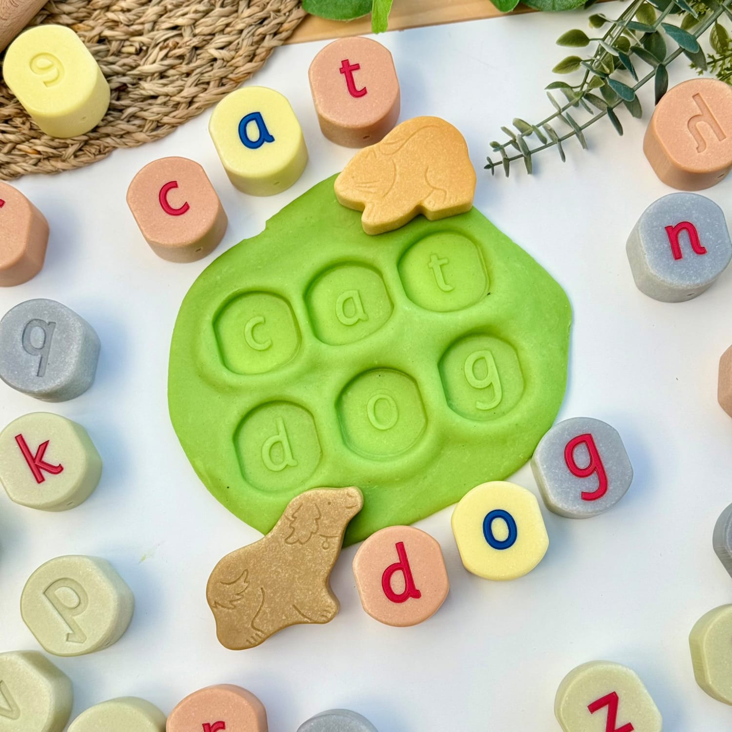 Yellow Door Alphabet Stamping Stones - Image 6