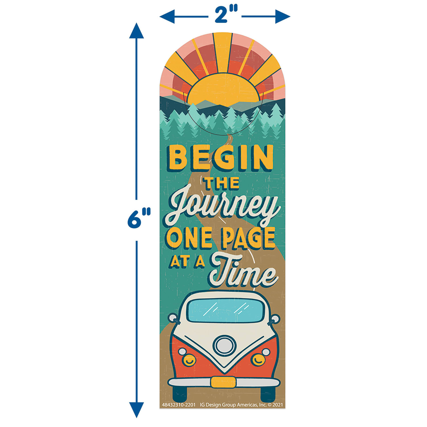 Eureka Bookmarks, 2in x 6in, Adventurer, 36 Per Pack, Set Of 6 Packs - Image 4
