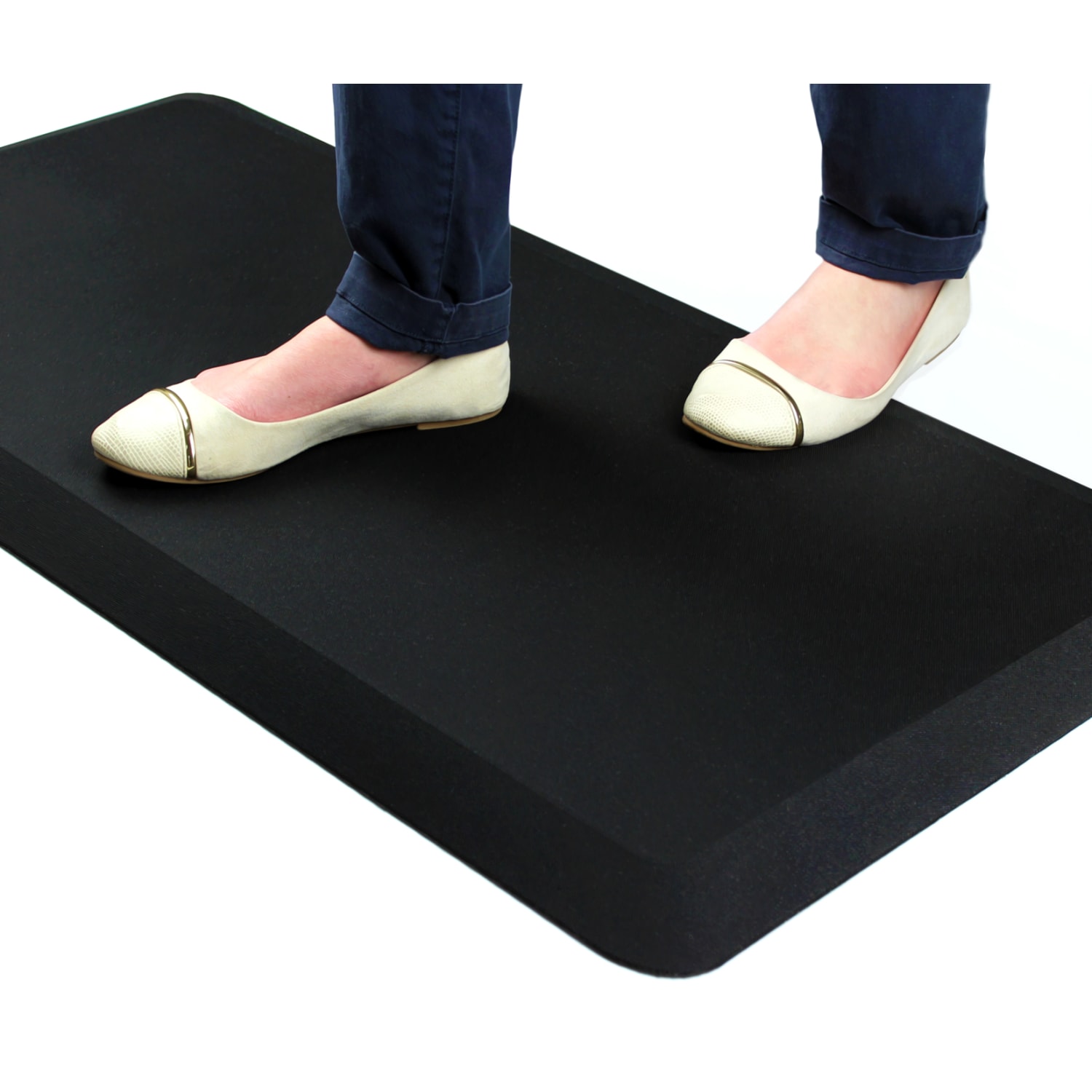 Floortex Standing Comfort Mat, 16in x 24in, Black - Image 6