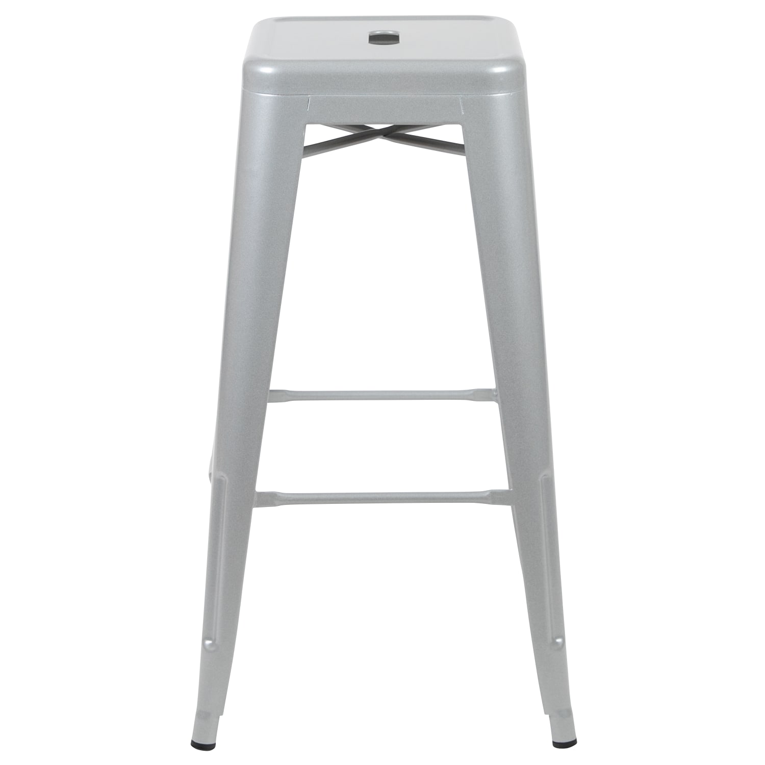 Flash Furniture 30in Metal Indoor Bar Stools Set Of 4 Bar Stools Silver PopularChairscom Flash Furniture 30in Metal Indoor Bar Stools Set Of 4 Bar Stools Silver PopularChairscom