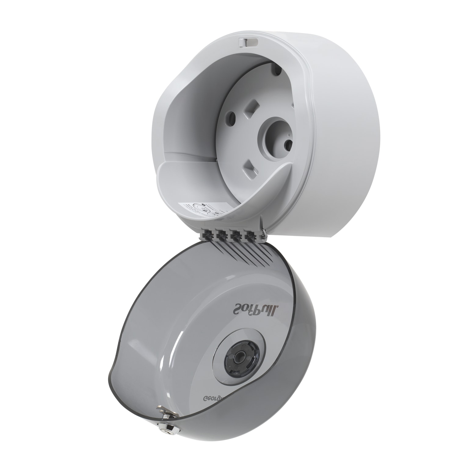 SofPull Mini High-Capacity Centerpull Bathroom Tissue Dispenser, Smoke - Image 6