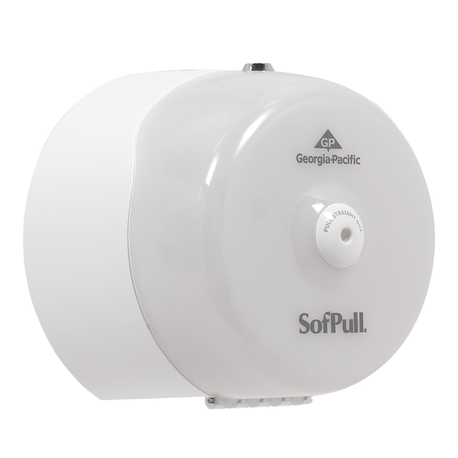 SofPull Mini High-Capacity Centerpull Bathroom Tissue Dispenser, White