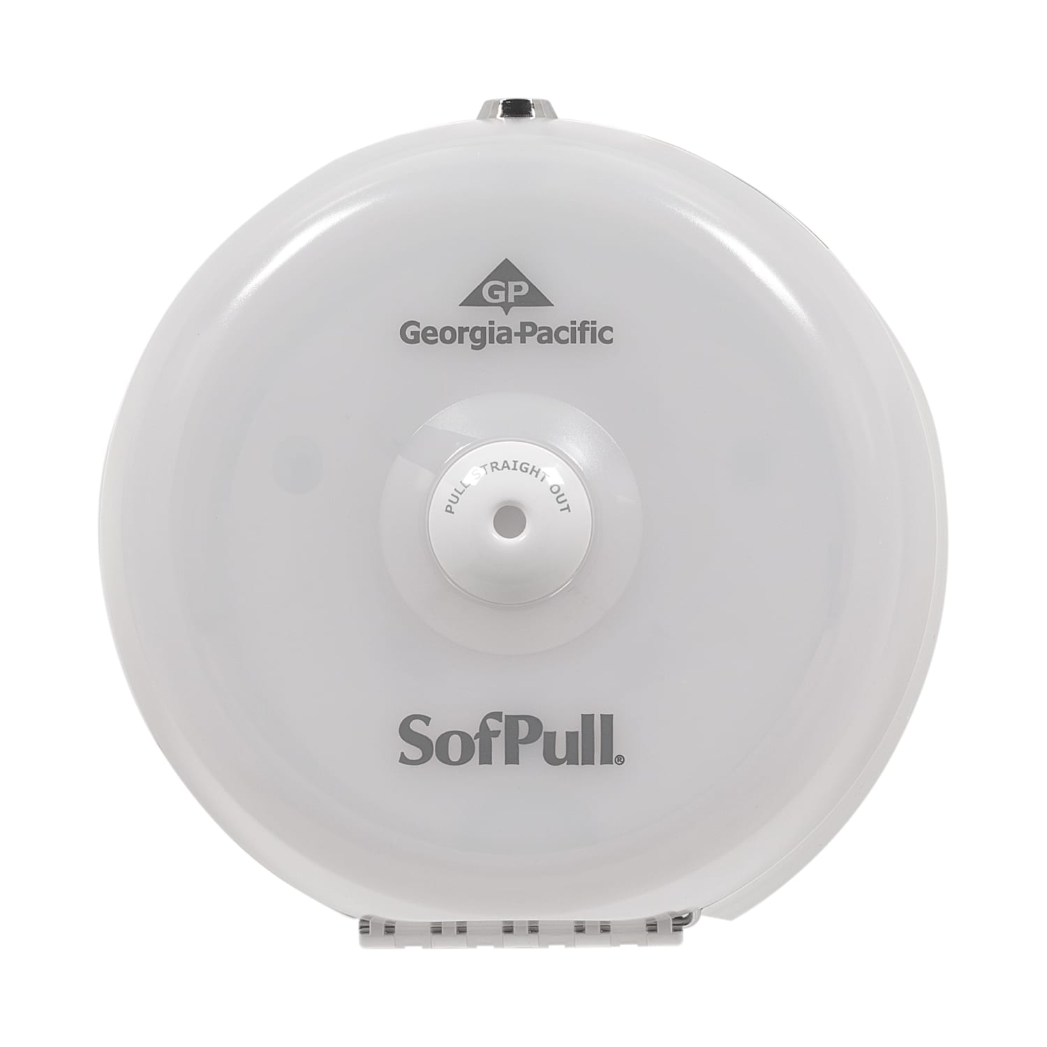 SofPull Mini High-Capacity Centerpull Bathroom Tissue Dispenser, White - Image 4