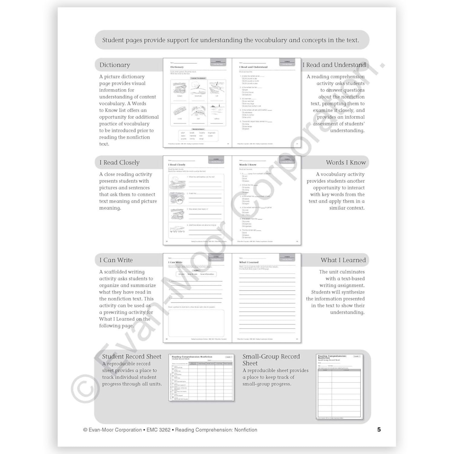 Evan-Moor Educational Publishers Reading Comprehension: Nonfiction, Grade 2 - Image 4