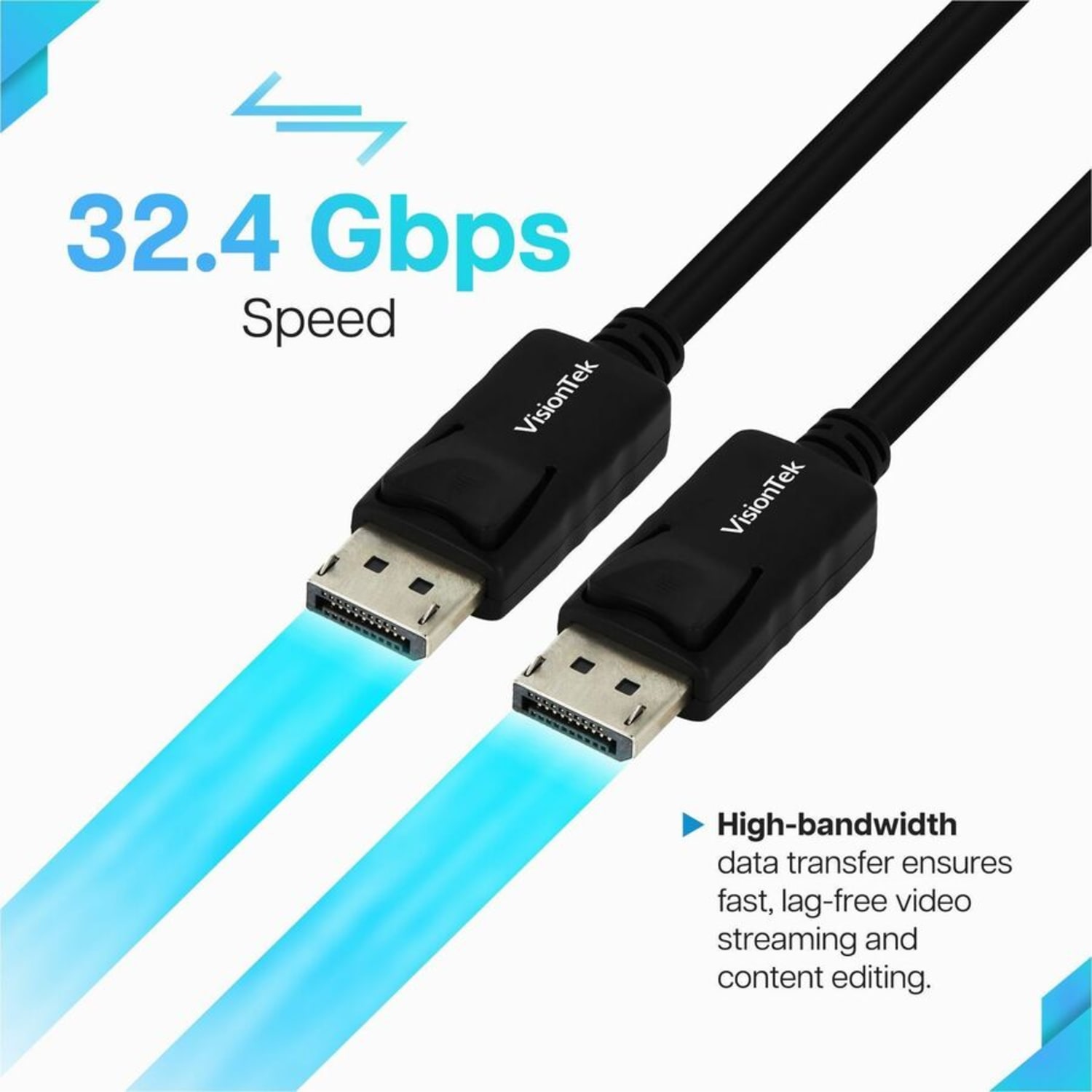 VisionTek DisplayPort to DisplayPort 1.4 2 Meter Cable - 901291 - Image 6