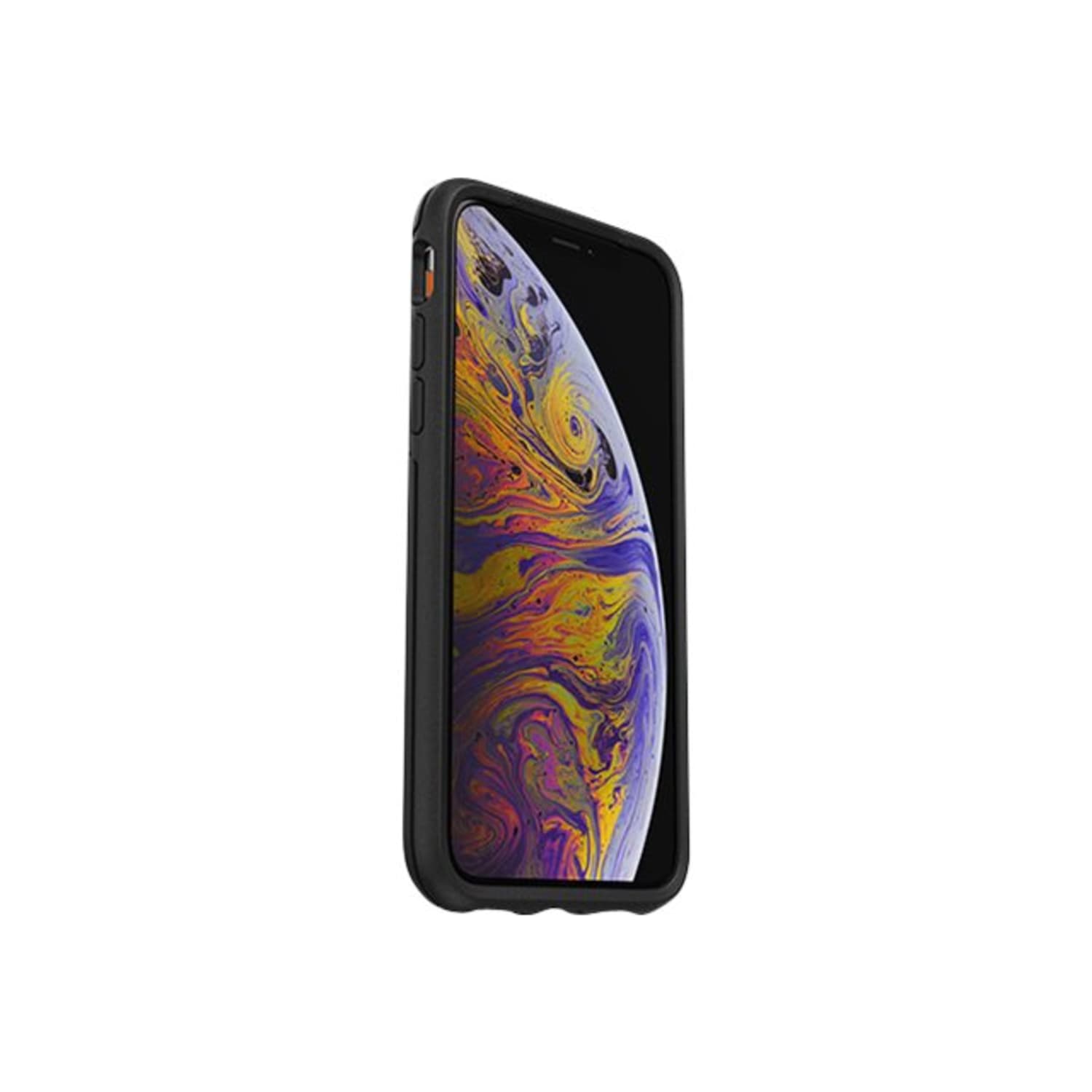 OtterBox Symmetry Series - Back cover for cell phone - polycarbonate, synthetic rubber - black - for Apple iPhone X, XS - Image 3