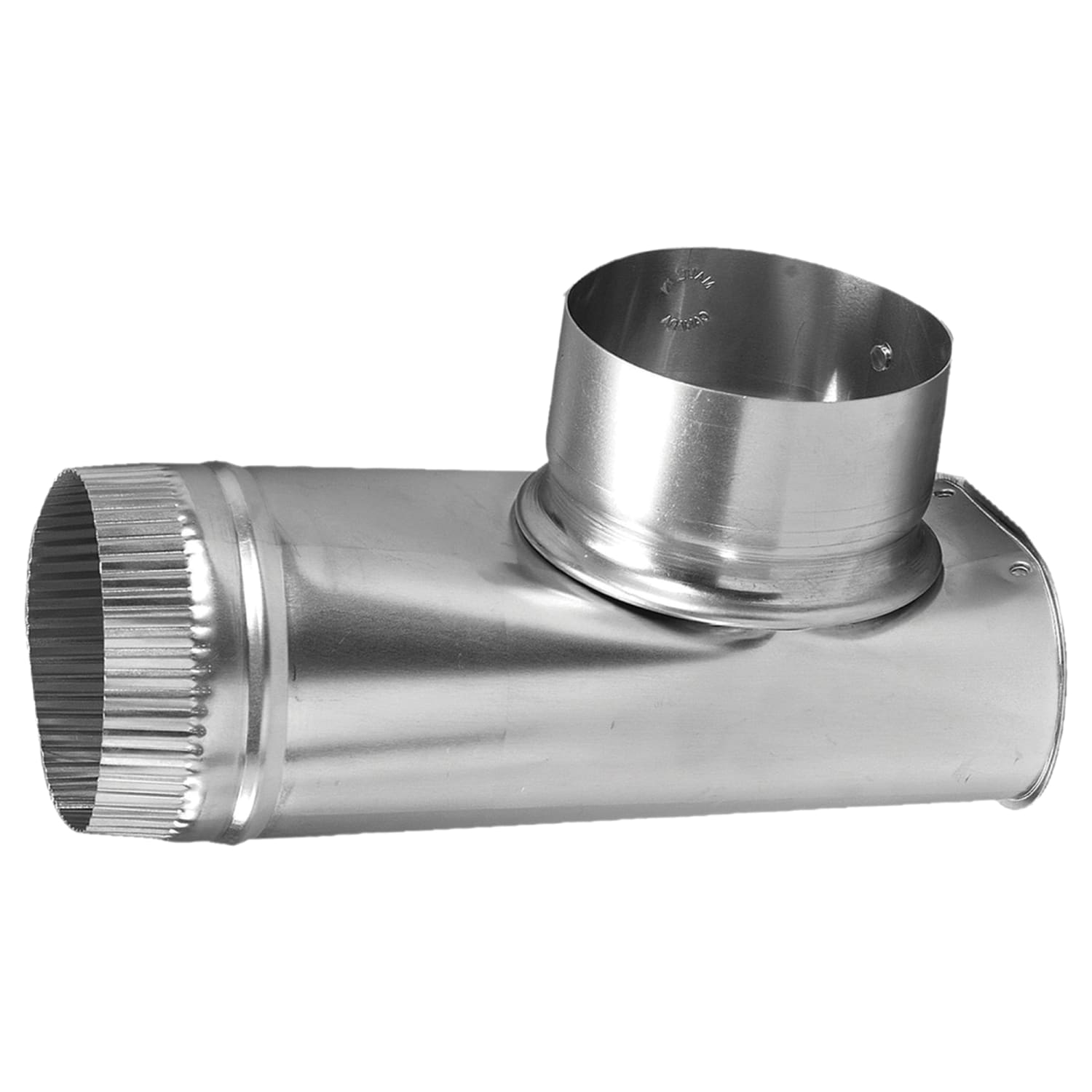 Deflecto Dryer Offset Connector, 10in x 4in, Silver - Image 3