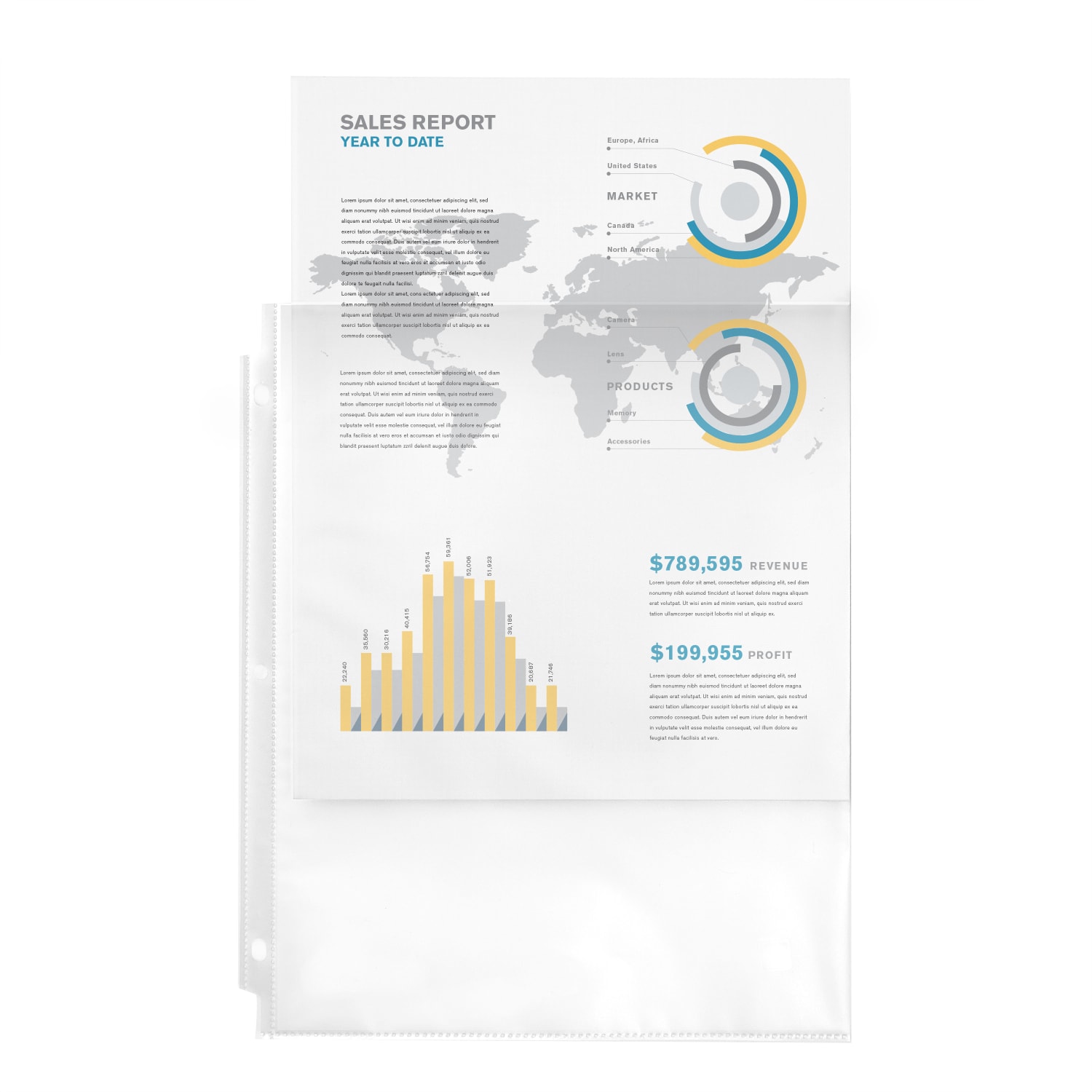 Avery Economy Sheet Protectors, Top Load, 8-1/2in x 11in, Clear, 50 Document Protectors - Image 3